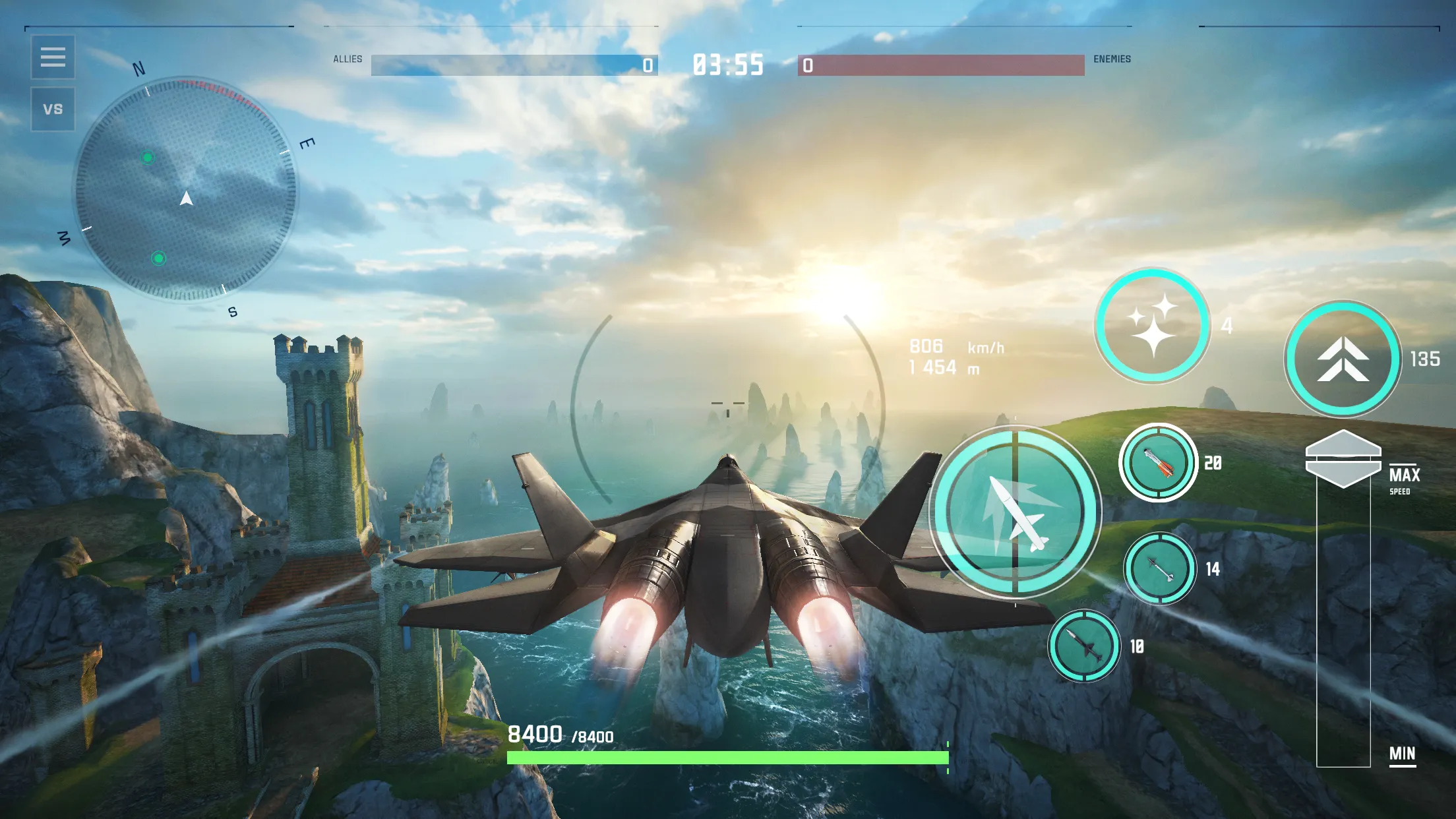 Sky Combat 2: Air Combat PvP | Indus Appstore | Screenshot