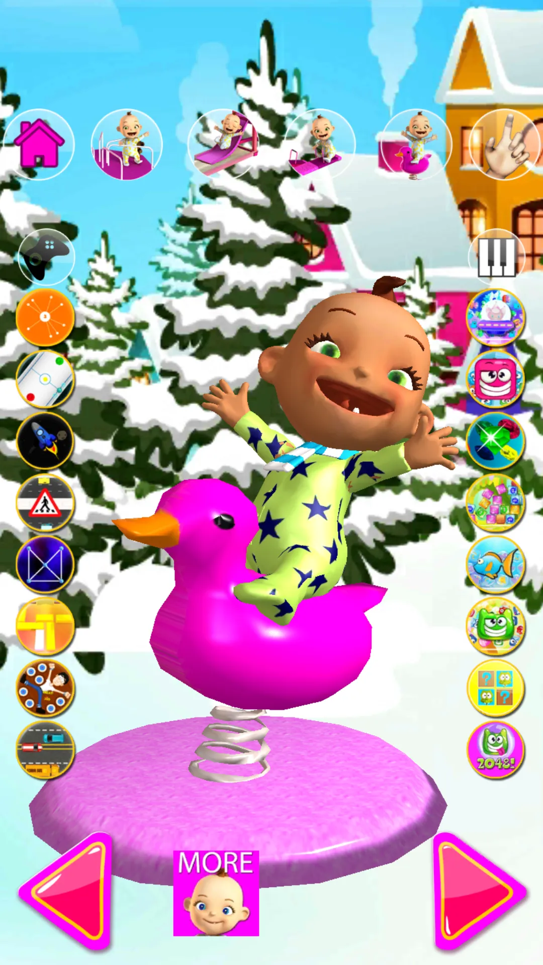 Talking Babsy Baby Xmas Games | Indus Appstore | Screenshot