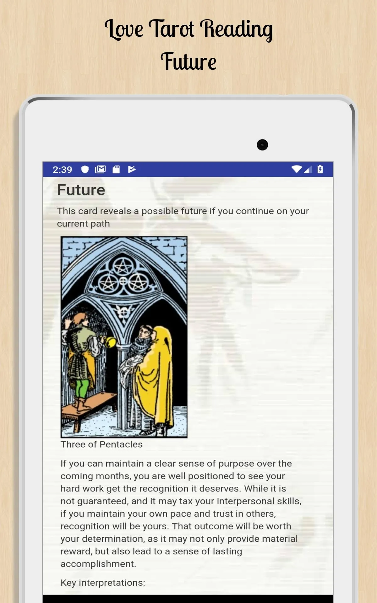 Love Tarot | Indus Appstore | Screenshot