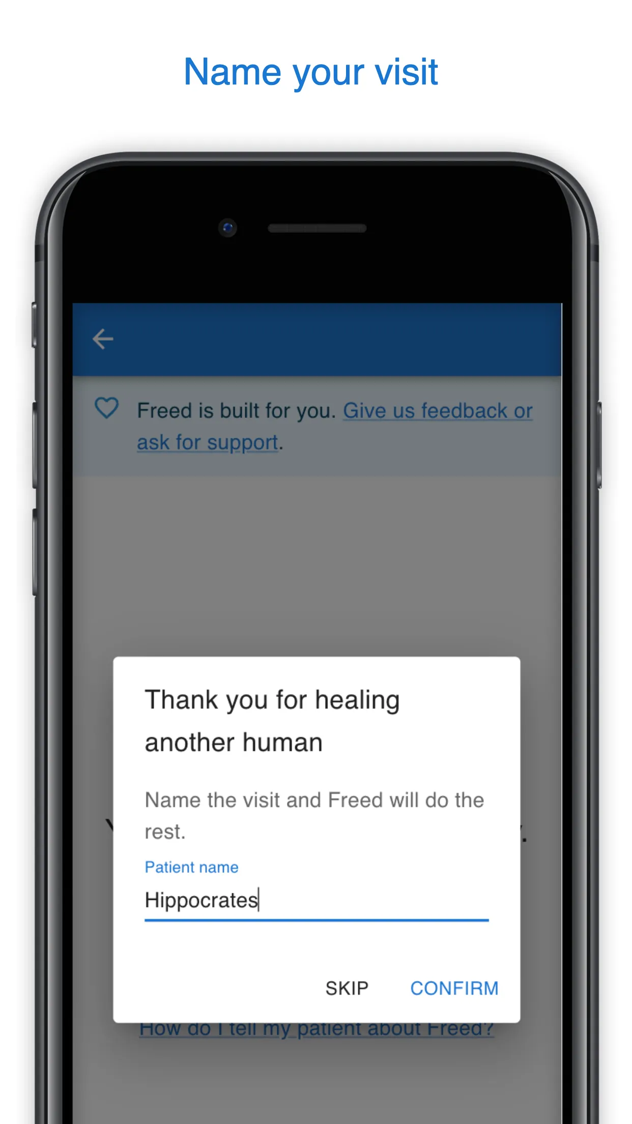 Freed | AI Medical Scribe | Indus Appstore | Screenshot