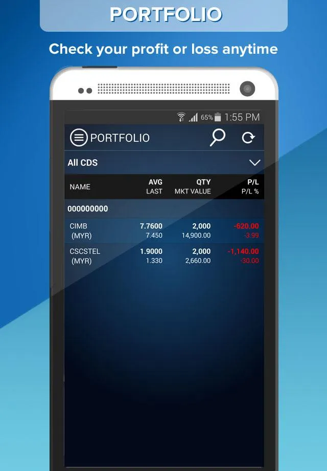 RHB TradeSmart (Dealer) | Indus Appstore | Screenshot