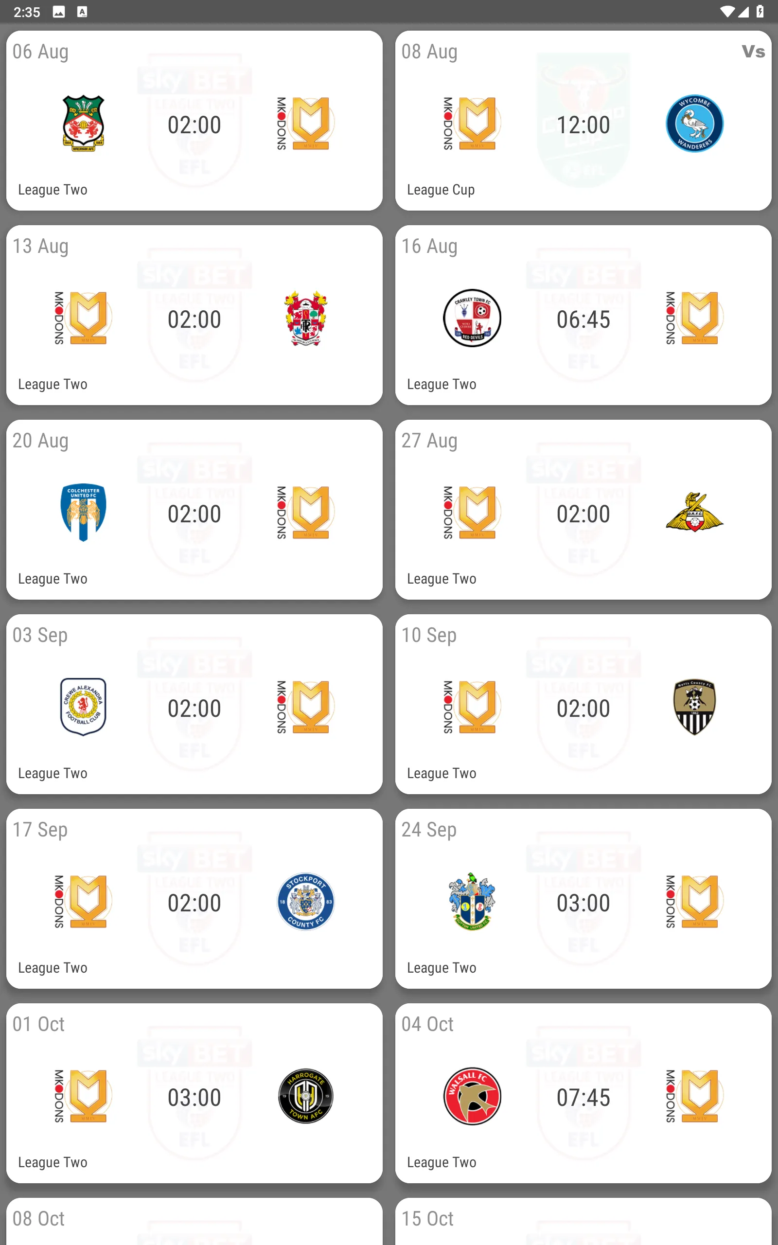 Milton Keynes Dons Fan App | Indus Appstore | Screenshot