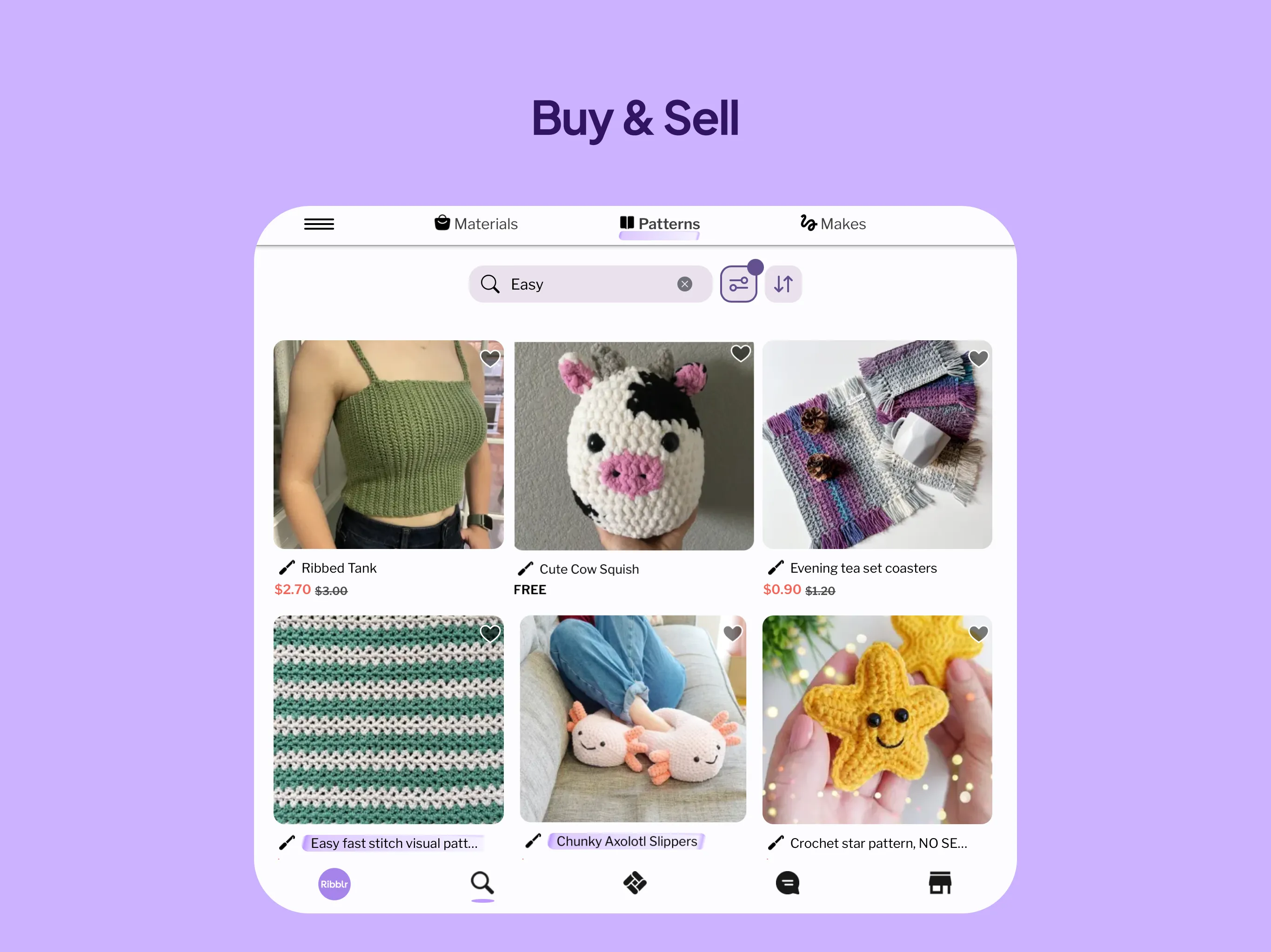 Ribblr - Crochet & Knitting | Indus Appstore | Screenshot