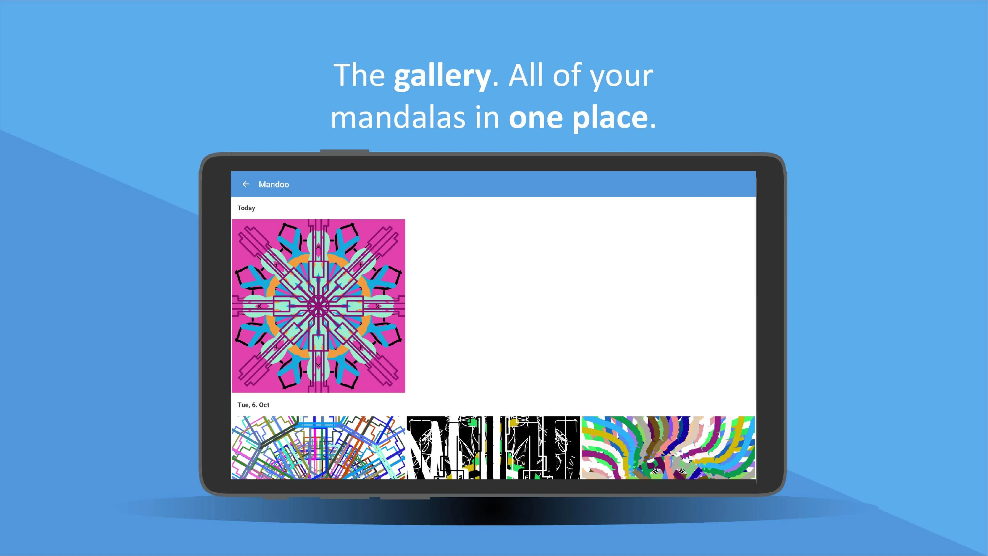 Mandoo: Mandala drawing App | Indus Appstore | Screenshot