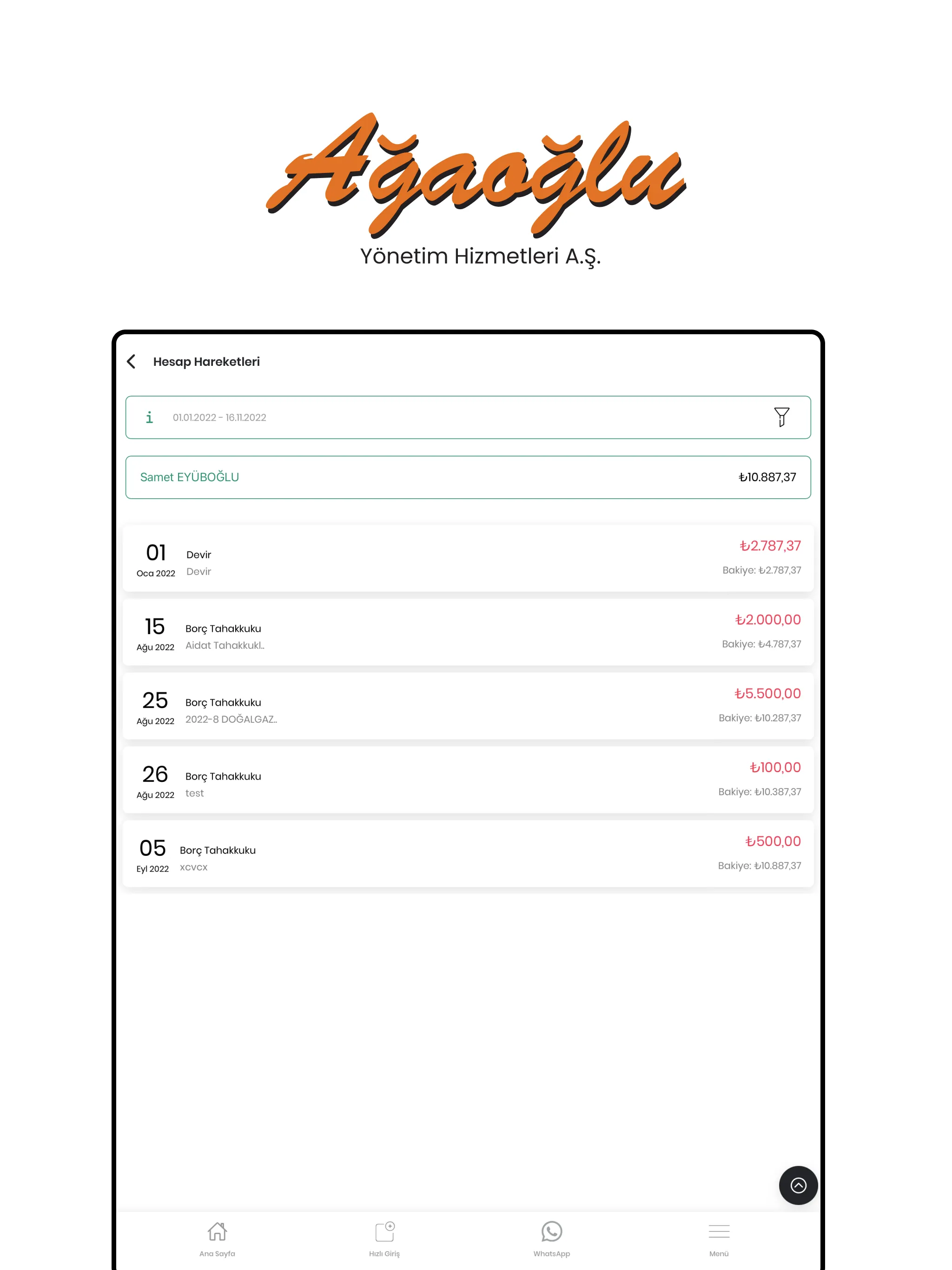 Ağaoğlu | Indus Appstore | Screenshot