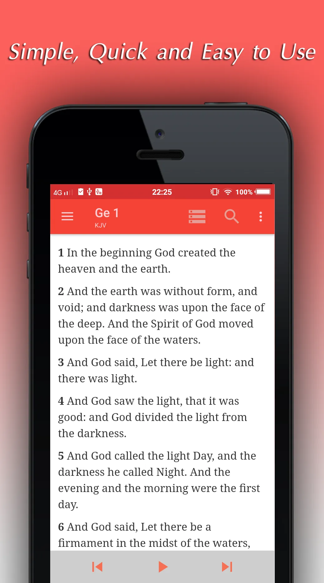 King James Audio Bible KJV | Indus Appstore | Screenshot