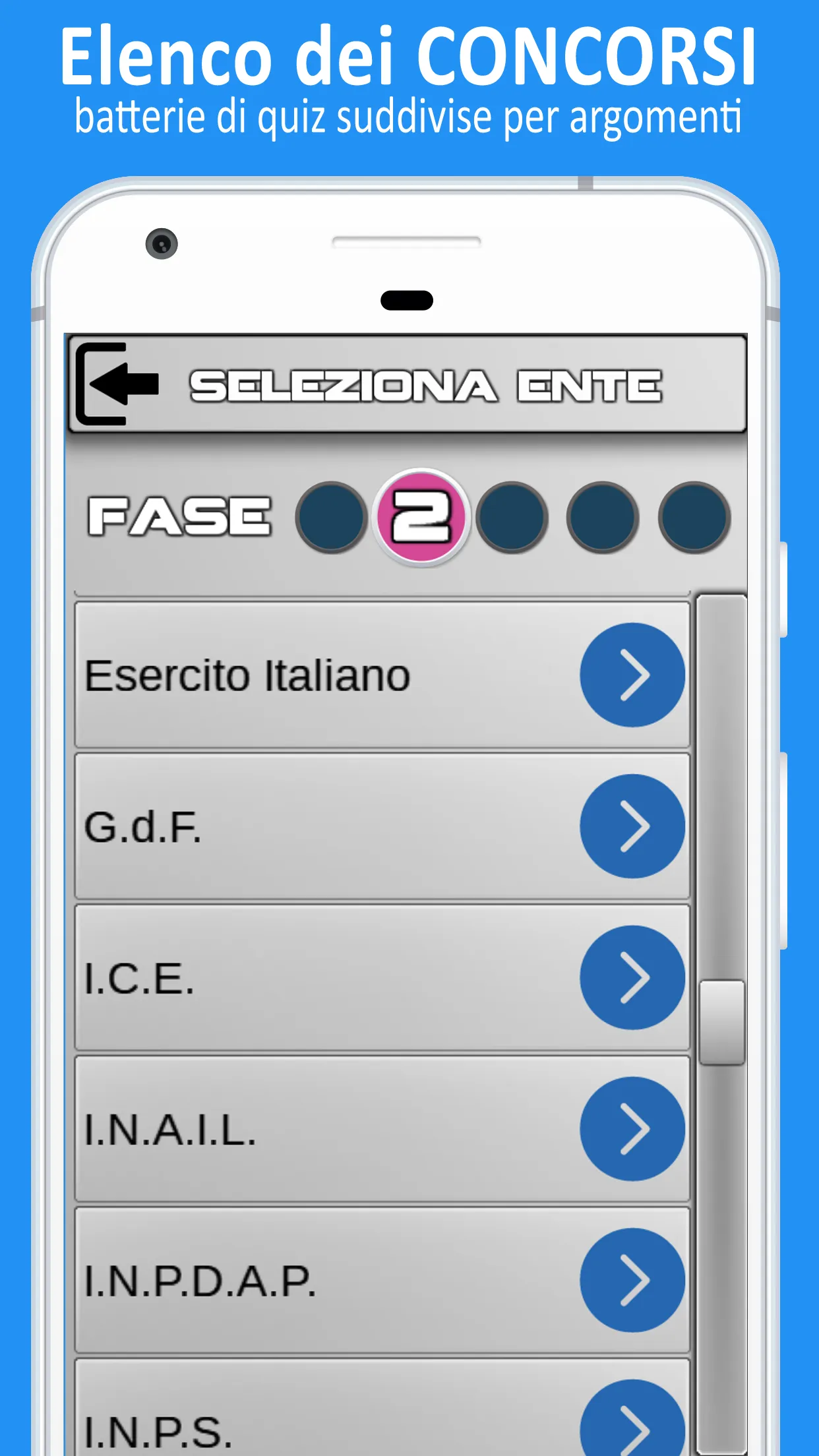 Quiz Concorsi Pubblici 2024 | Indus Appstore | Screenshot