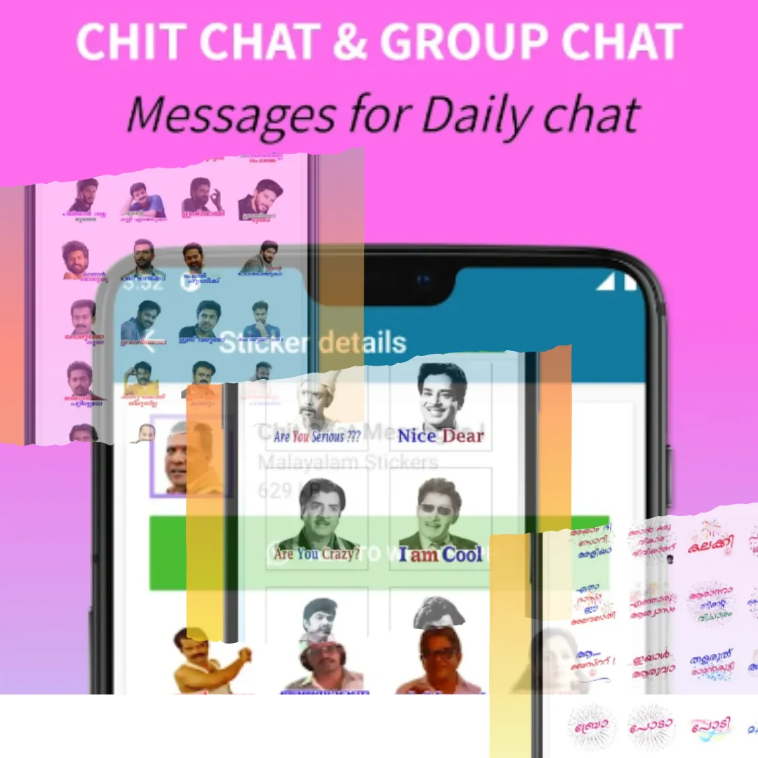 Malayalam WAStickers for Chat | Indus Appstore | Screenshot