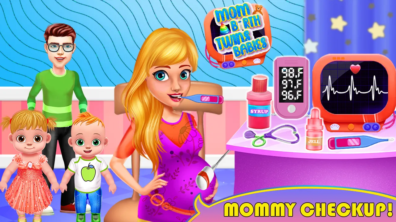 Mom Birth Twins Baby Simulator | Indus Appstore | Screenshot