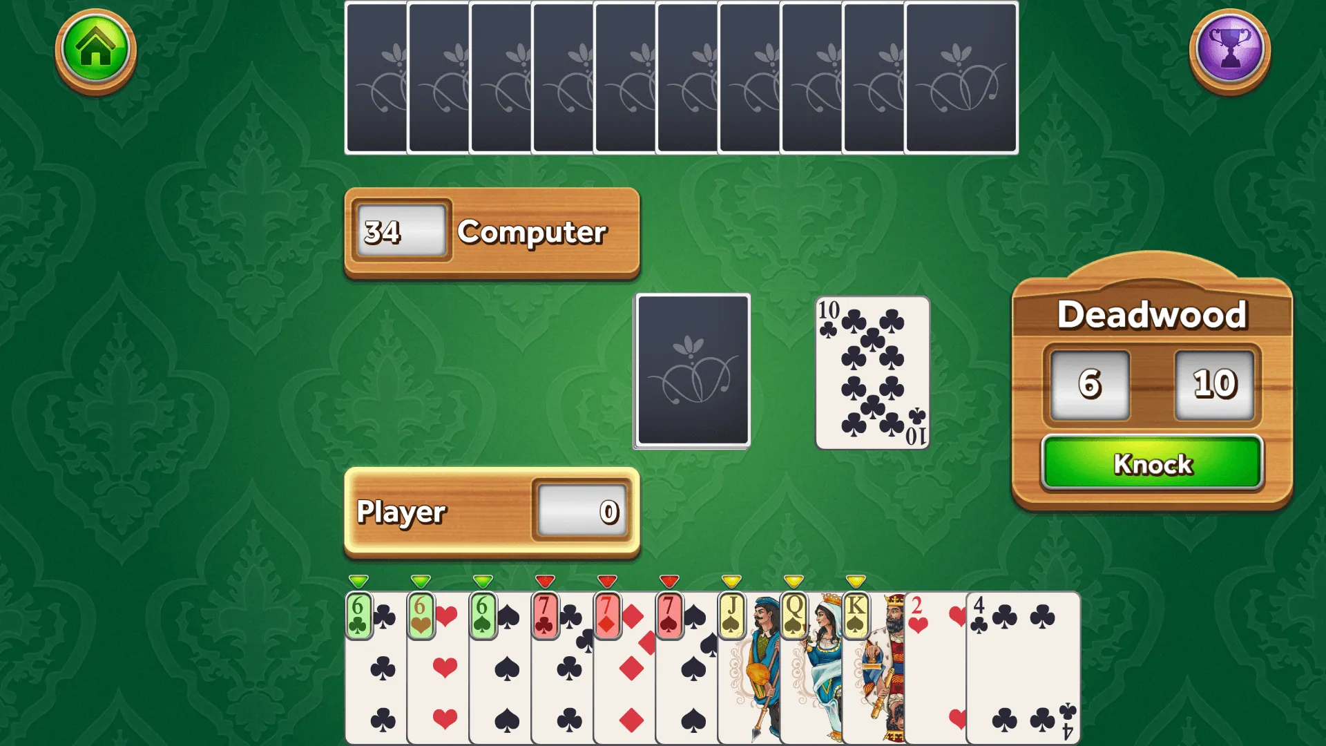 Gin Rummy Deluxe | Indus Appstore | Screenshot