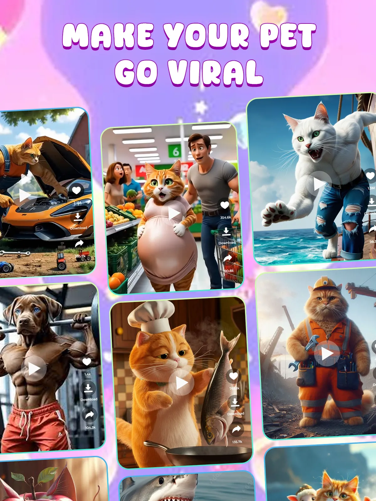 Cat Video Generator: Flix AI | Indus Appstore | Screenshot