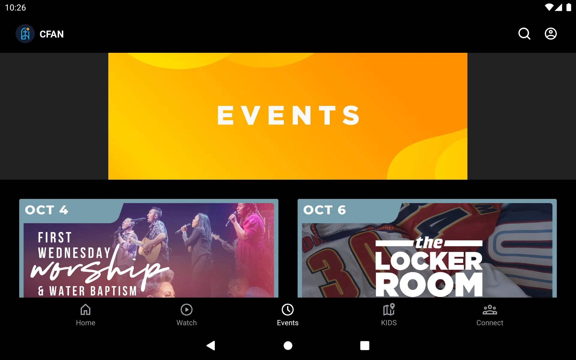 Church For All Nations App | Indus Appstore | Screenshot