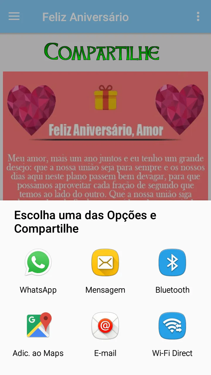 Amizade, Amor e Carinho | Indus Appstore | Screenshot