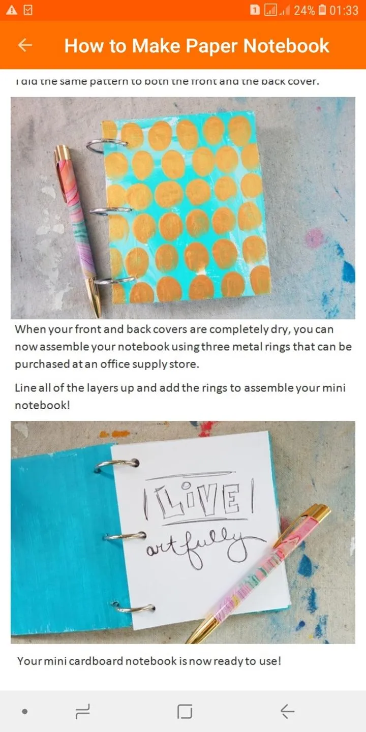 Make DIY Paper Notebook Easy | Indus Appstore | Screenshot