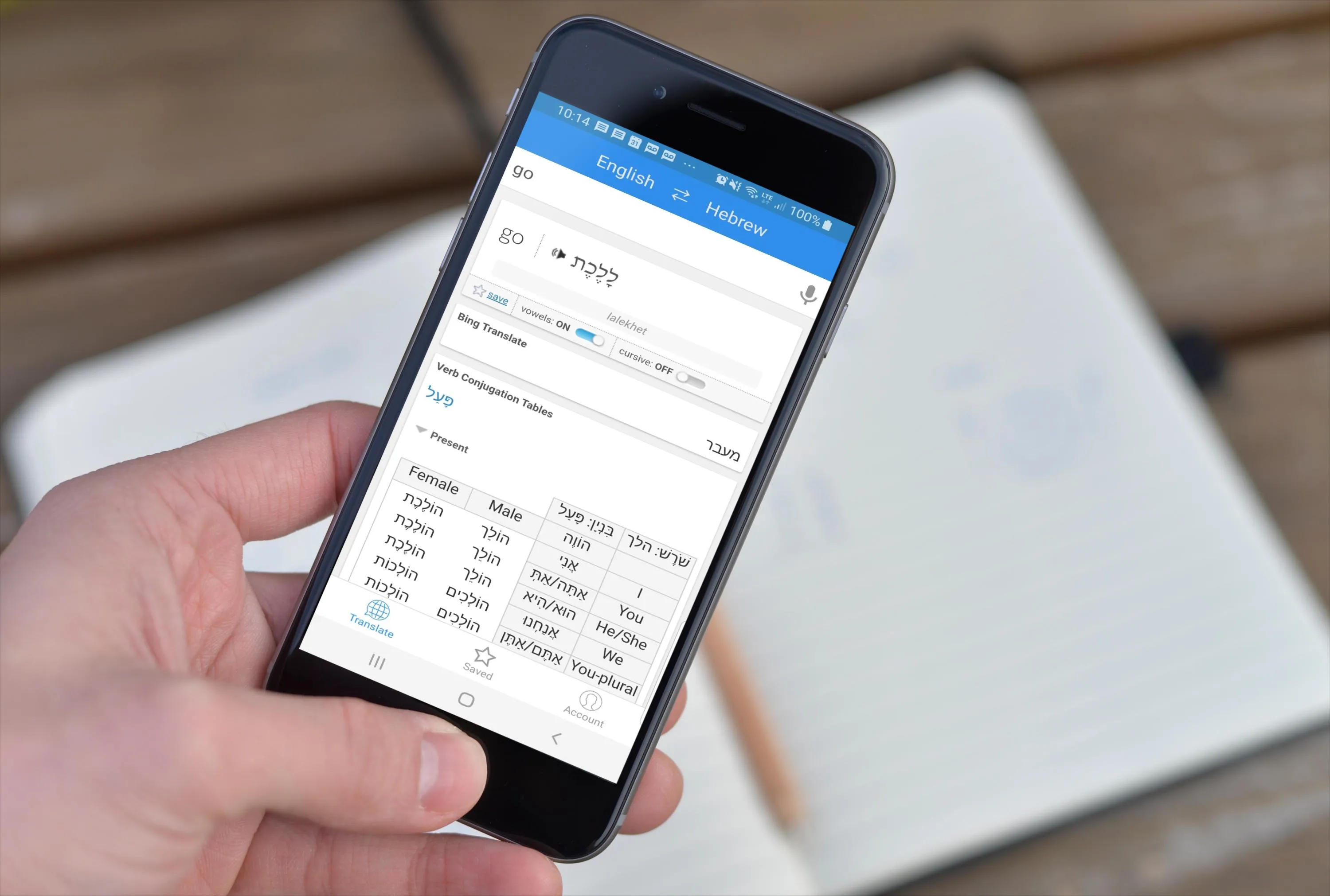 DoItInHebrew Hebrew Translator | Indus Appstore | Screenshot
