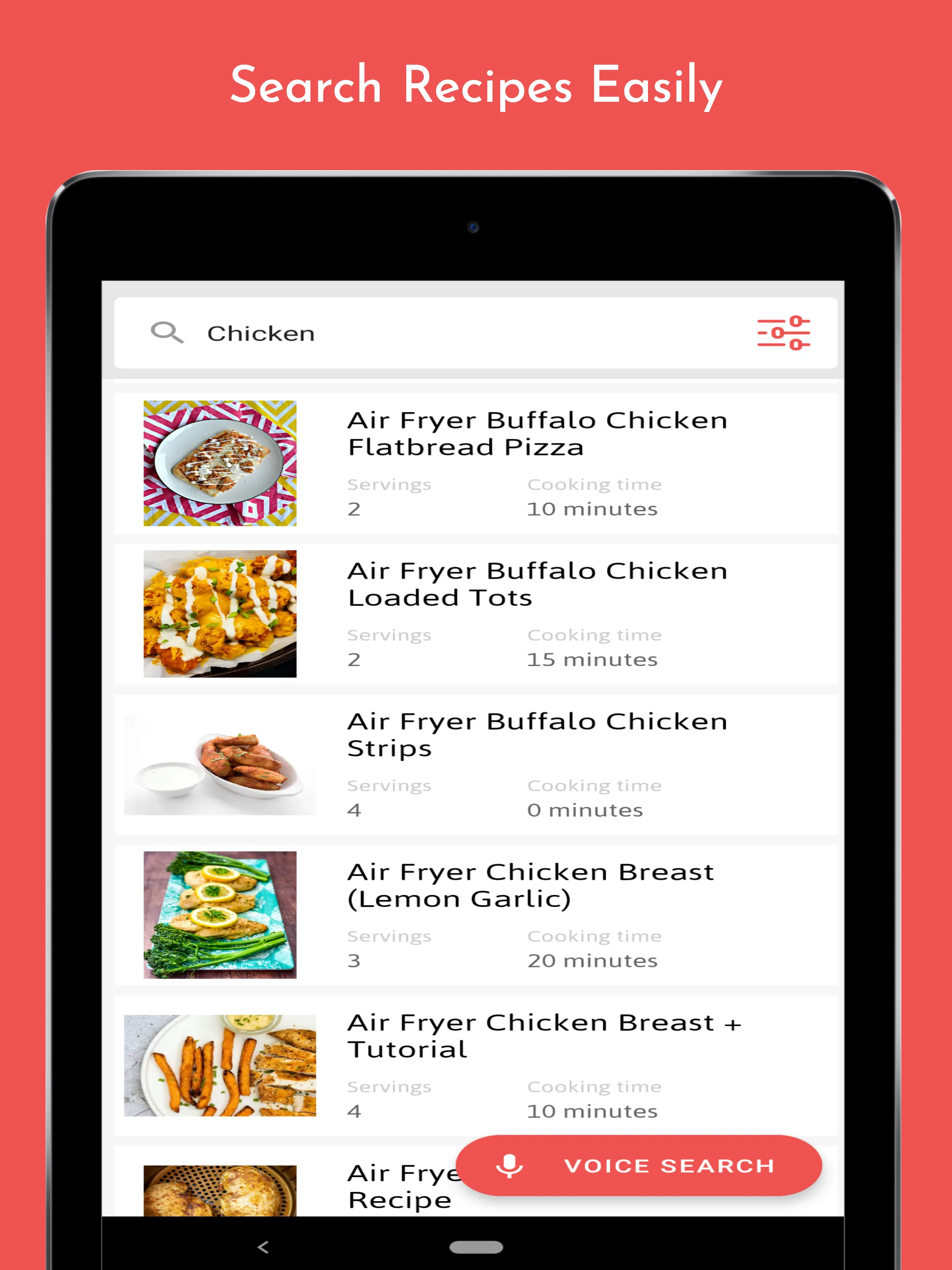 Air Fryer Recipes | Indus Appstore | Screenshot