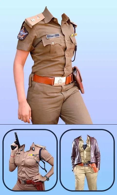 Women Police Photo Suit | Indus Appstore | Screenshot