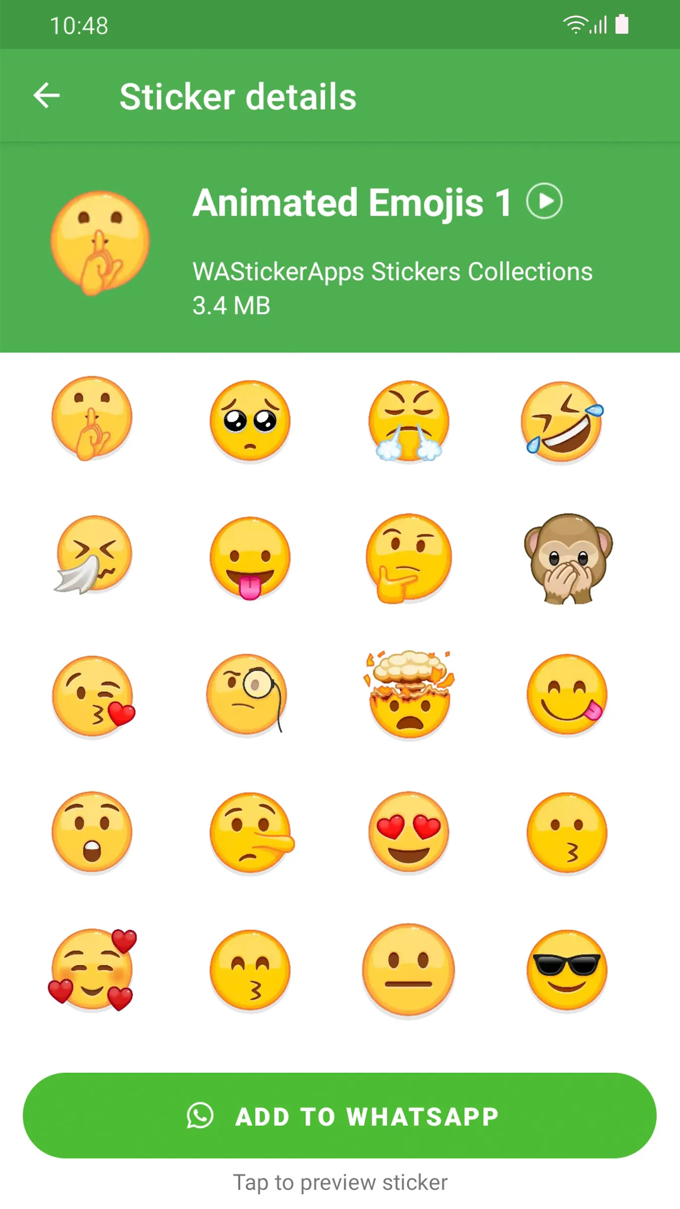 Animated Emojis WAStickerApps | Indus Appstore | Screenshot