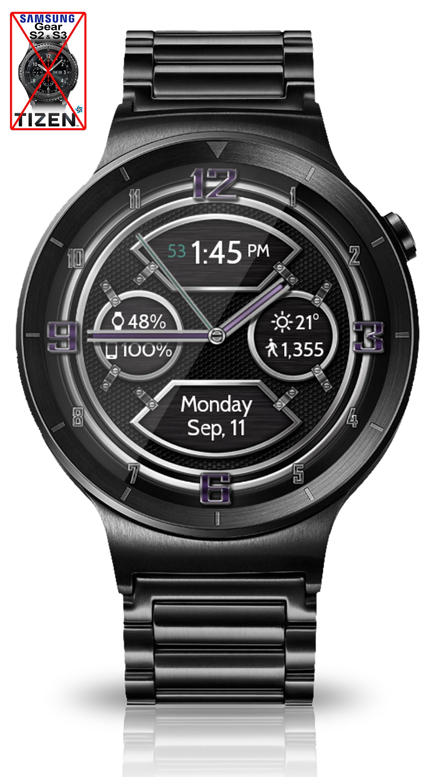 Mesh ReVeal HD Watch Face | Indus Appstore | Screenshot