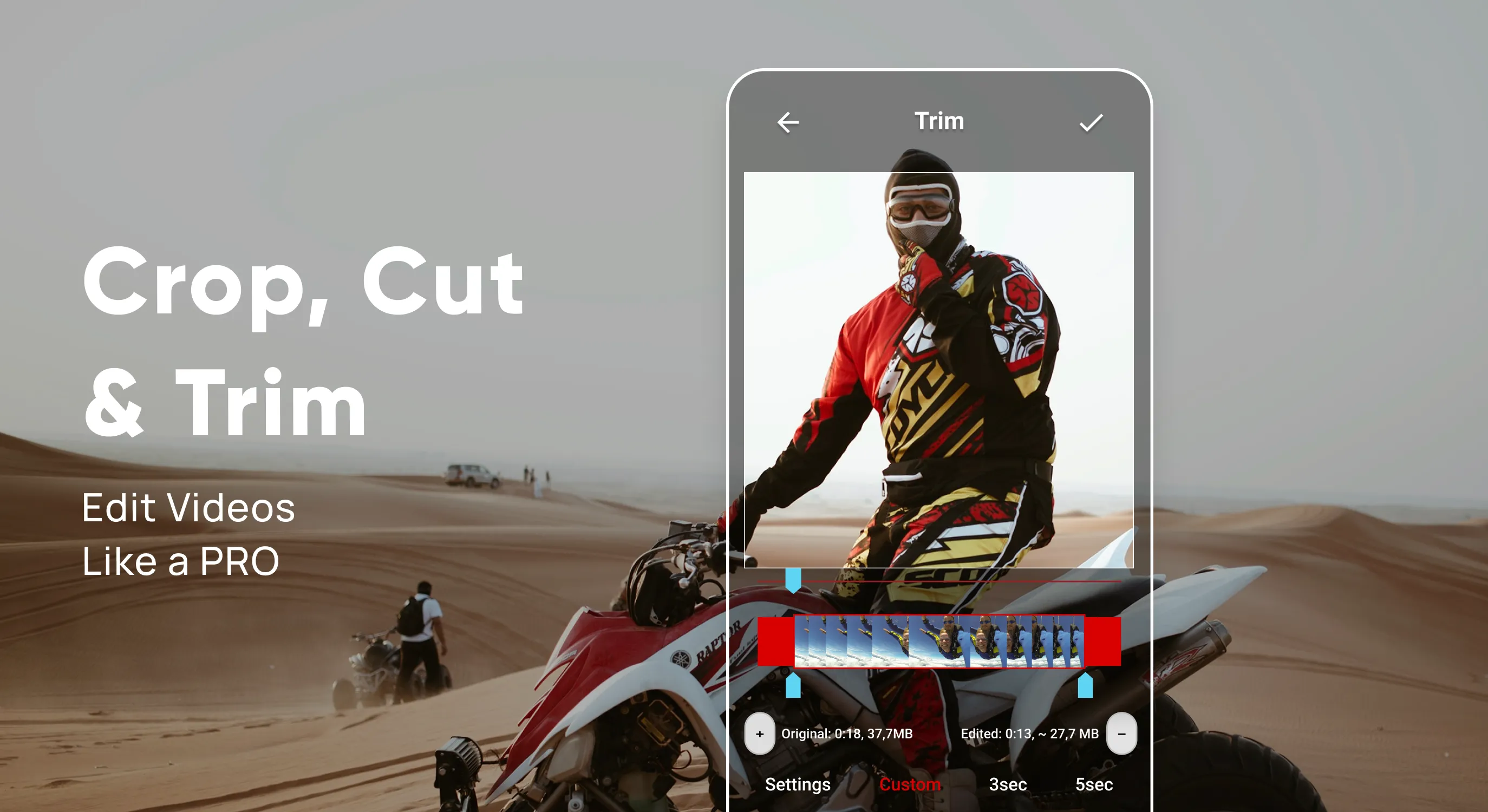 Crop, Cut & Trim Video Editor | Indus Appstore | Screenshot