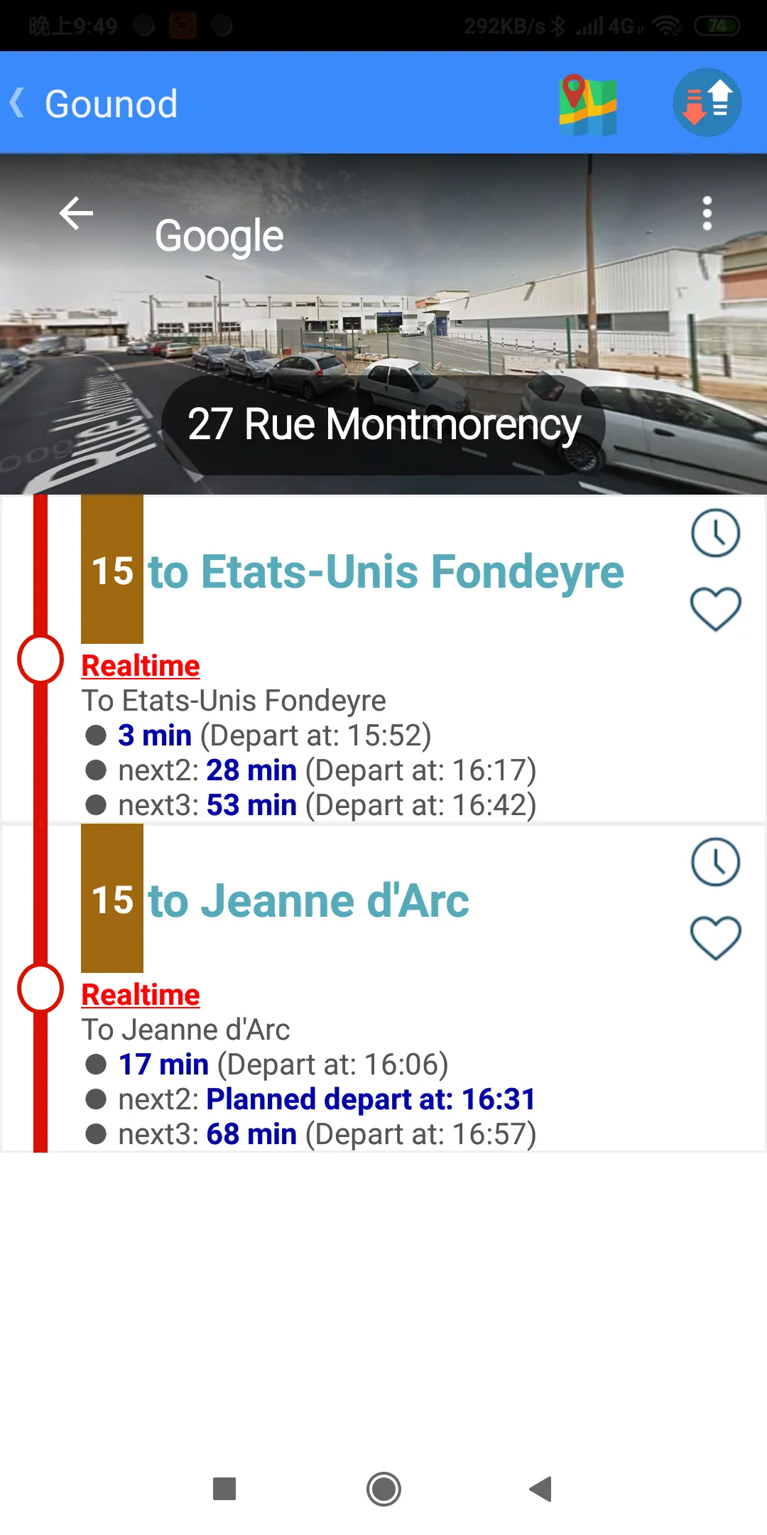 Toulouse Bus Realtime | Indus Appstore | Screenshot