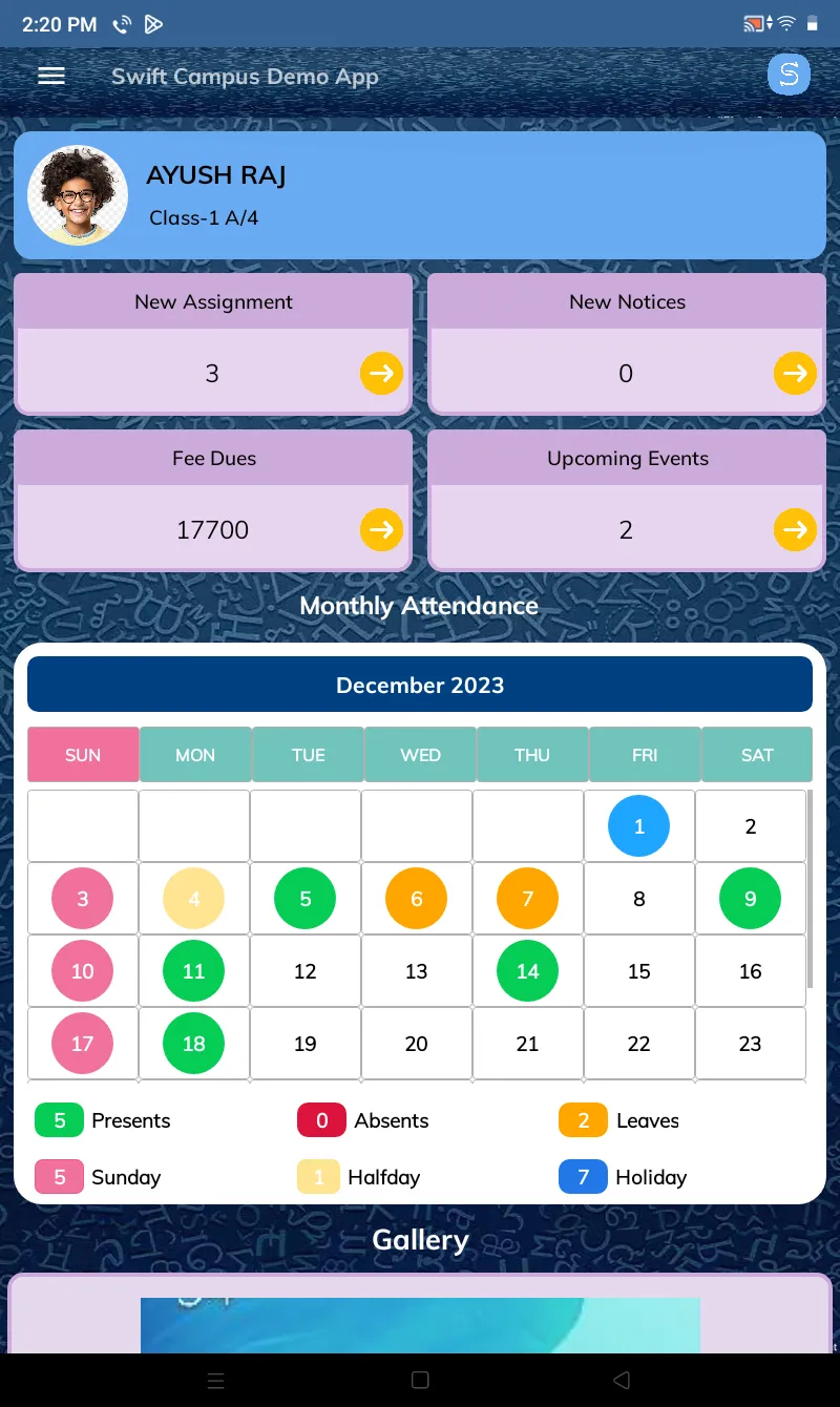 SwiftCampus Parent | Indus Appstore | Screenshot