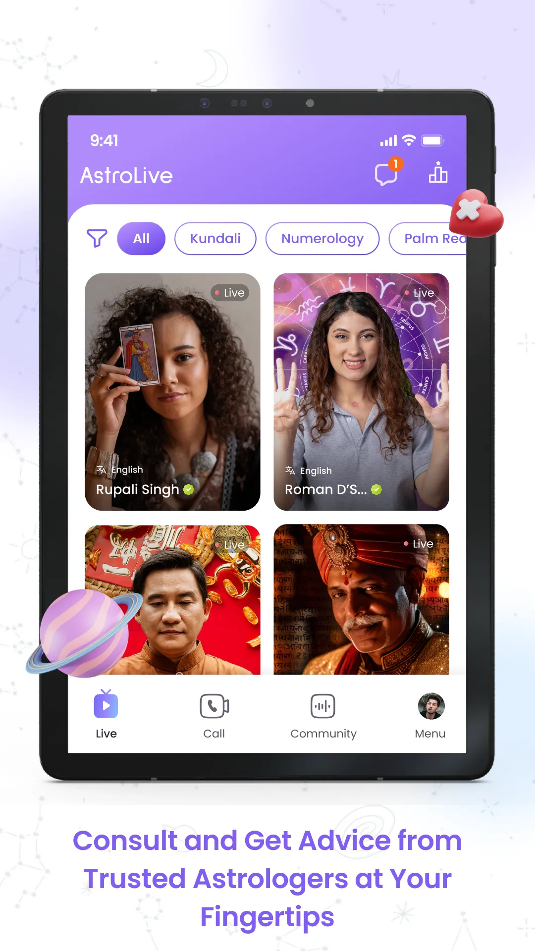 AstroLive - Talk to Astrologer | Indus Appstore | Screenshot