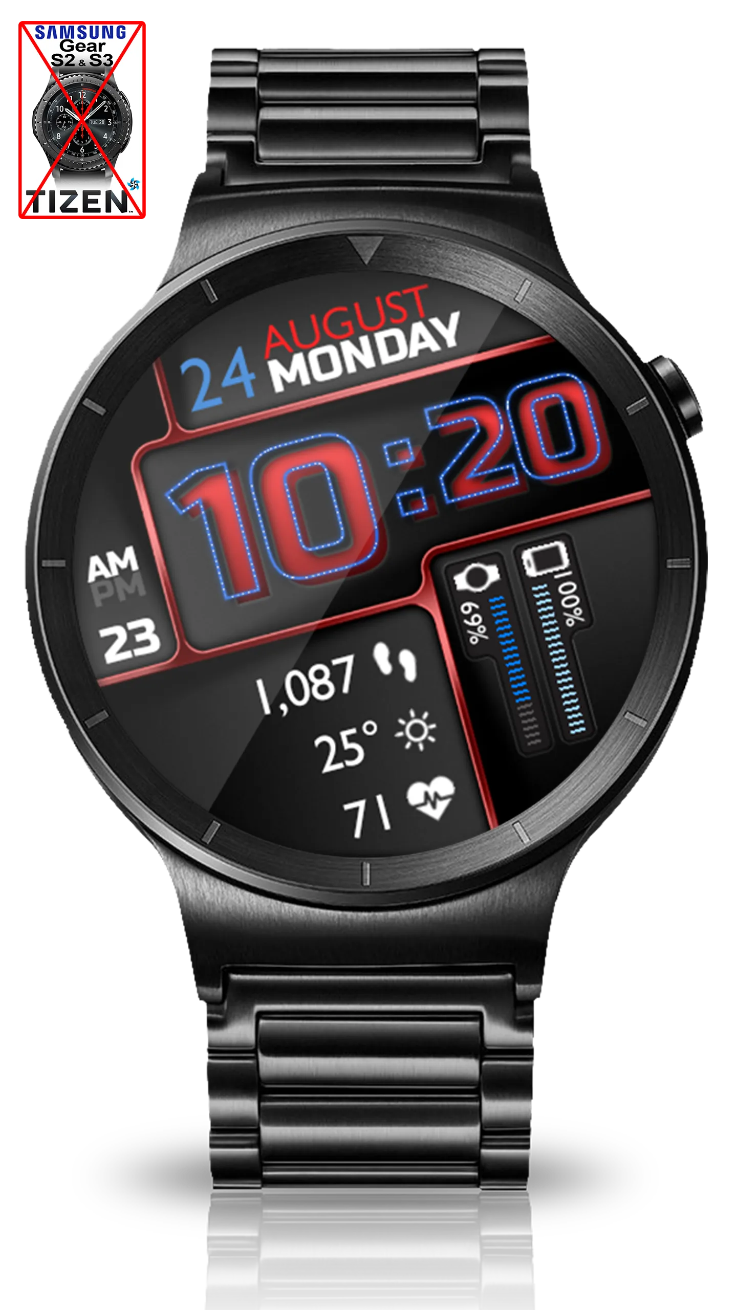 Roboxic HD Watch Face | Indus Appstore | Screenshot