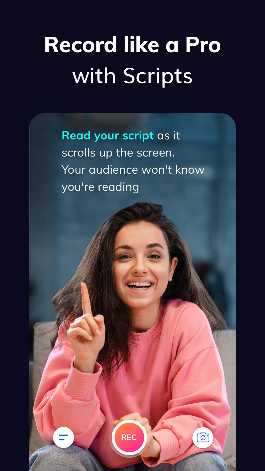 Teleprompter For Video -FoxCue | Indus Appstore | Screenshot