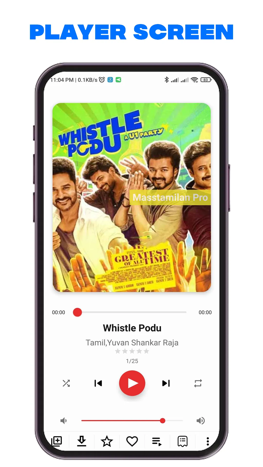 Masstamilan - Tamil Mp3 Songs | Indus Appstore | Screenshot