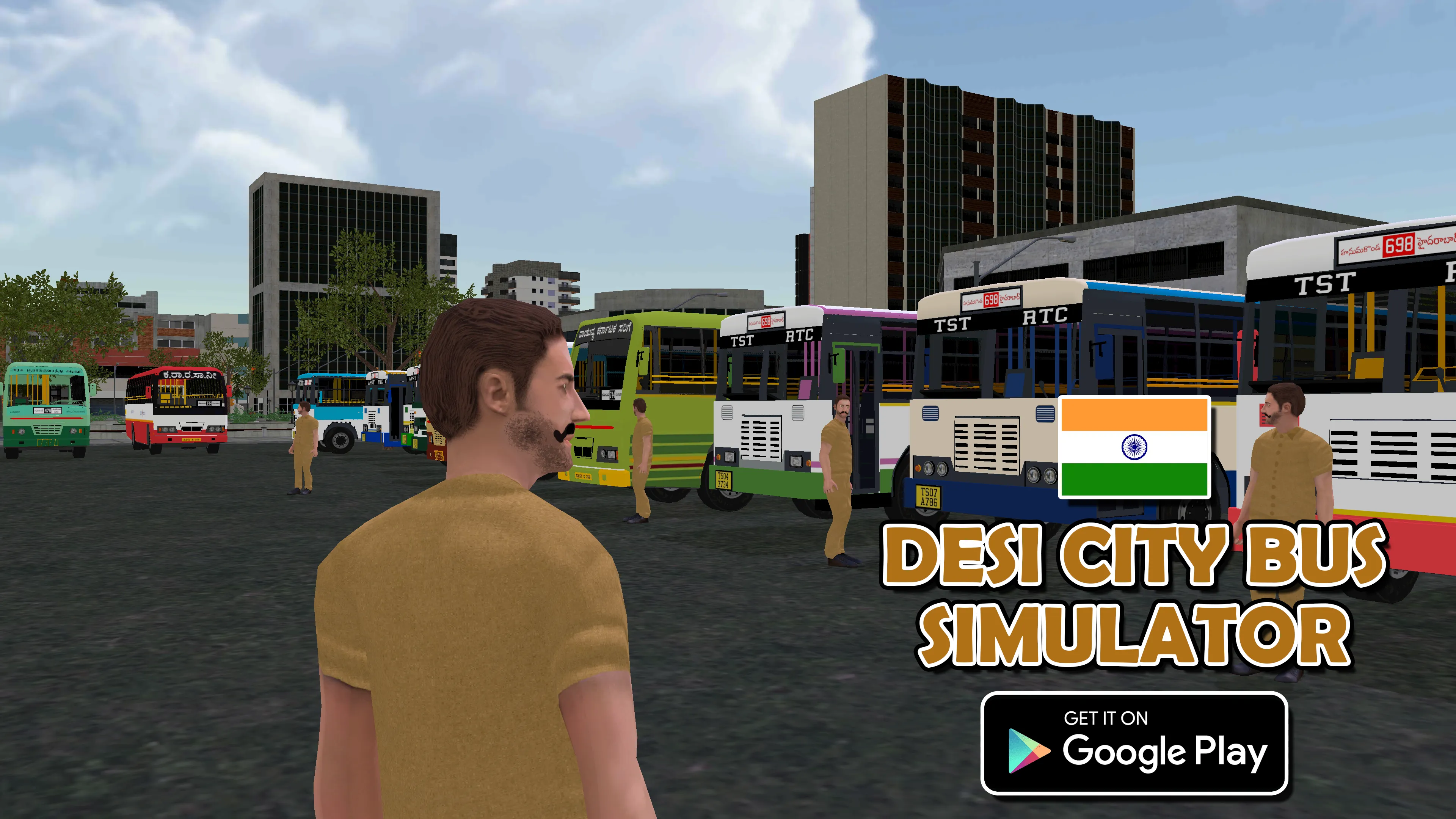 Desi City Bus Indian Simulator | Indus Appstore | Screenshot