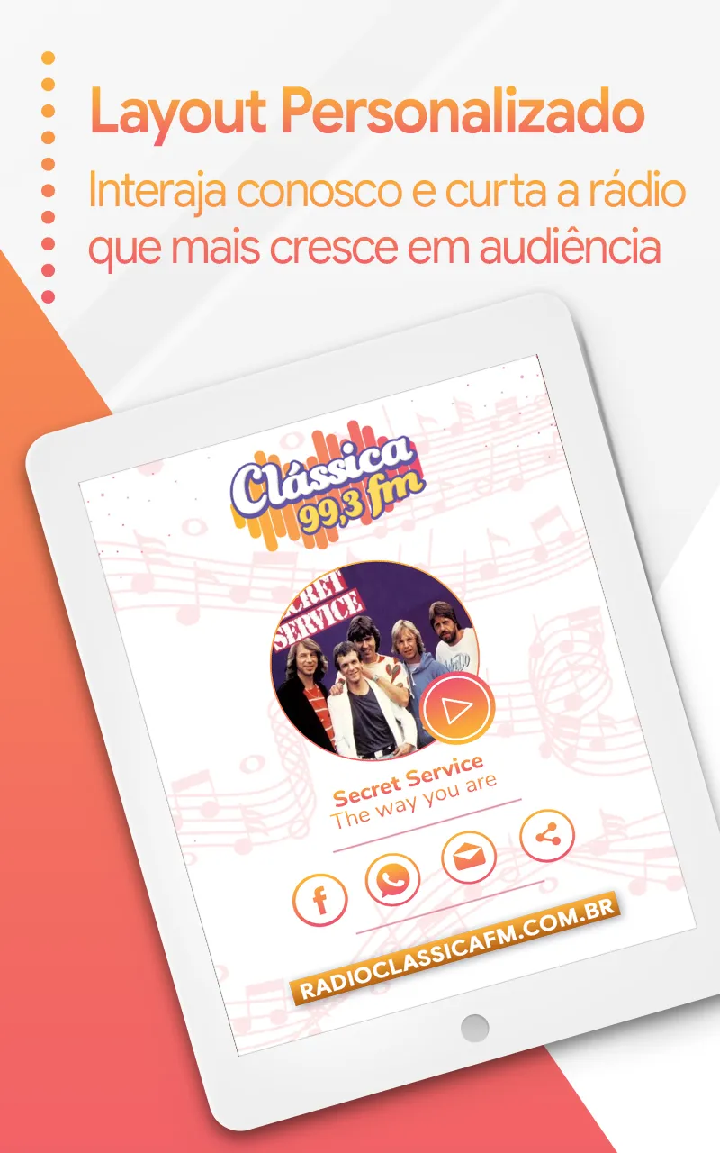 Clássica FM – Foz do Iguaçu | Indus Appstore | Screenshot