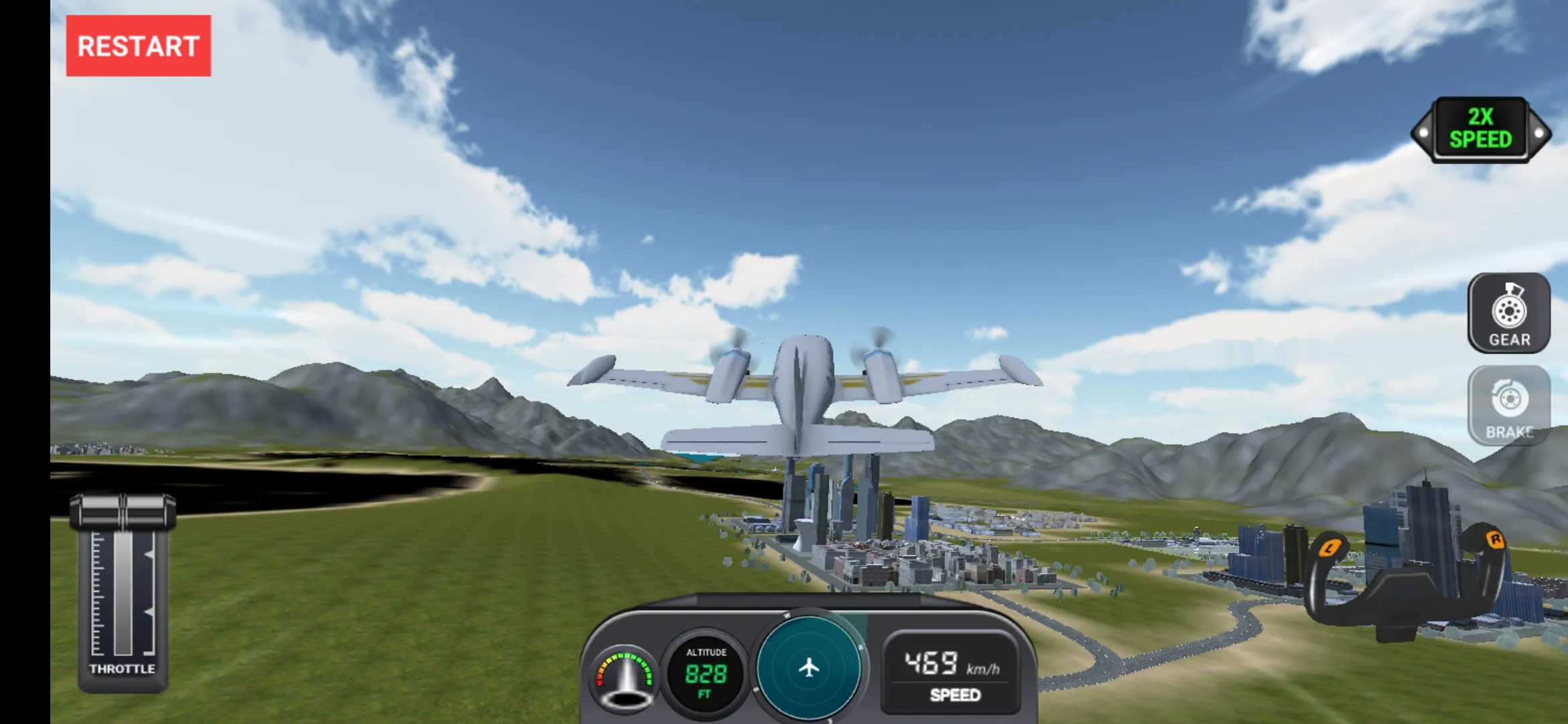 Flight Sim 2022 | Indus Appstore | Screenshot