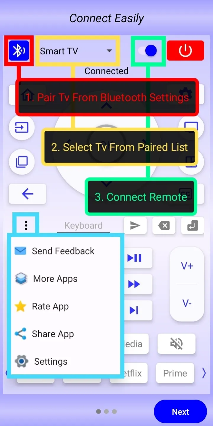Bluetooth Remote | Indus Appstore | Screenshot