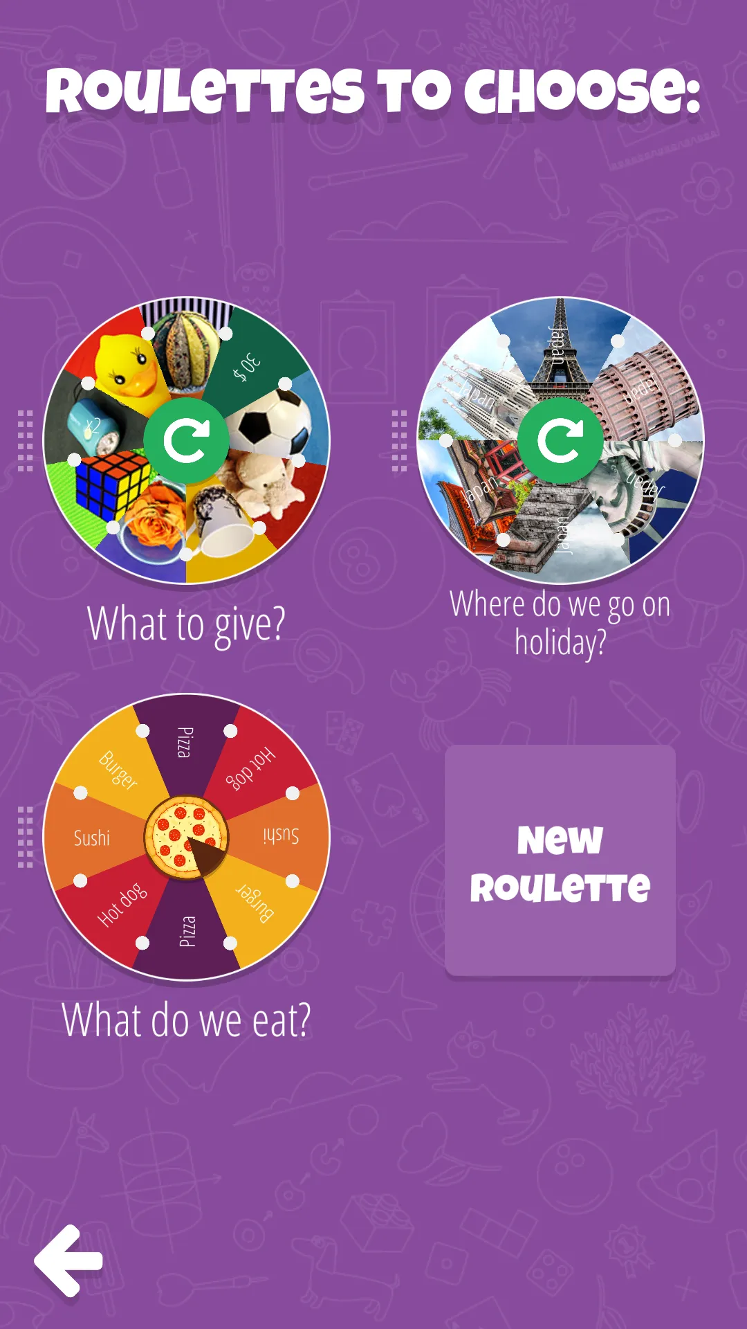 Decision Roulette | Indus Appstore | Screenshot