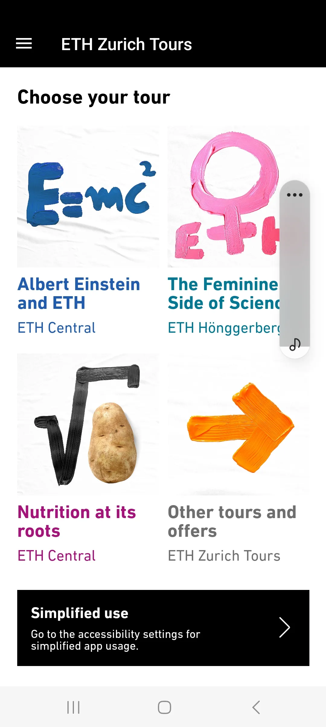 ETH Zurich Tours | Indus Appstore | Screenshot