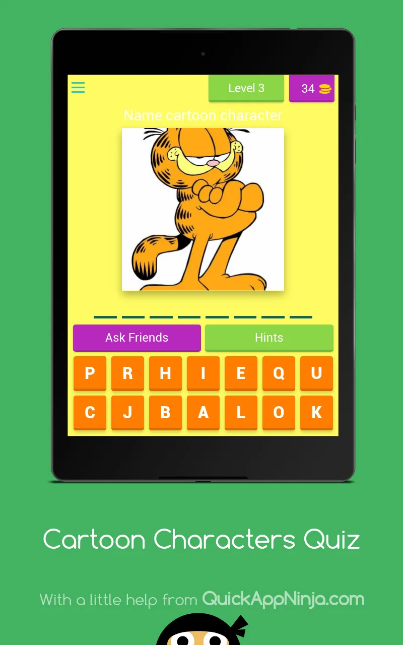 Cartoon Characters Quiz | Indus Appstore | Screenshot