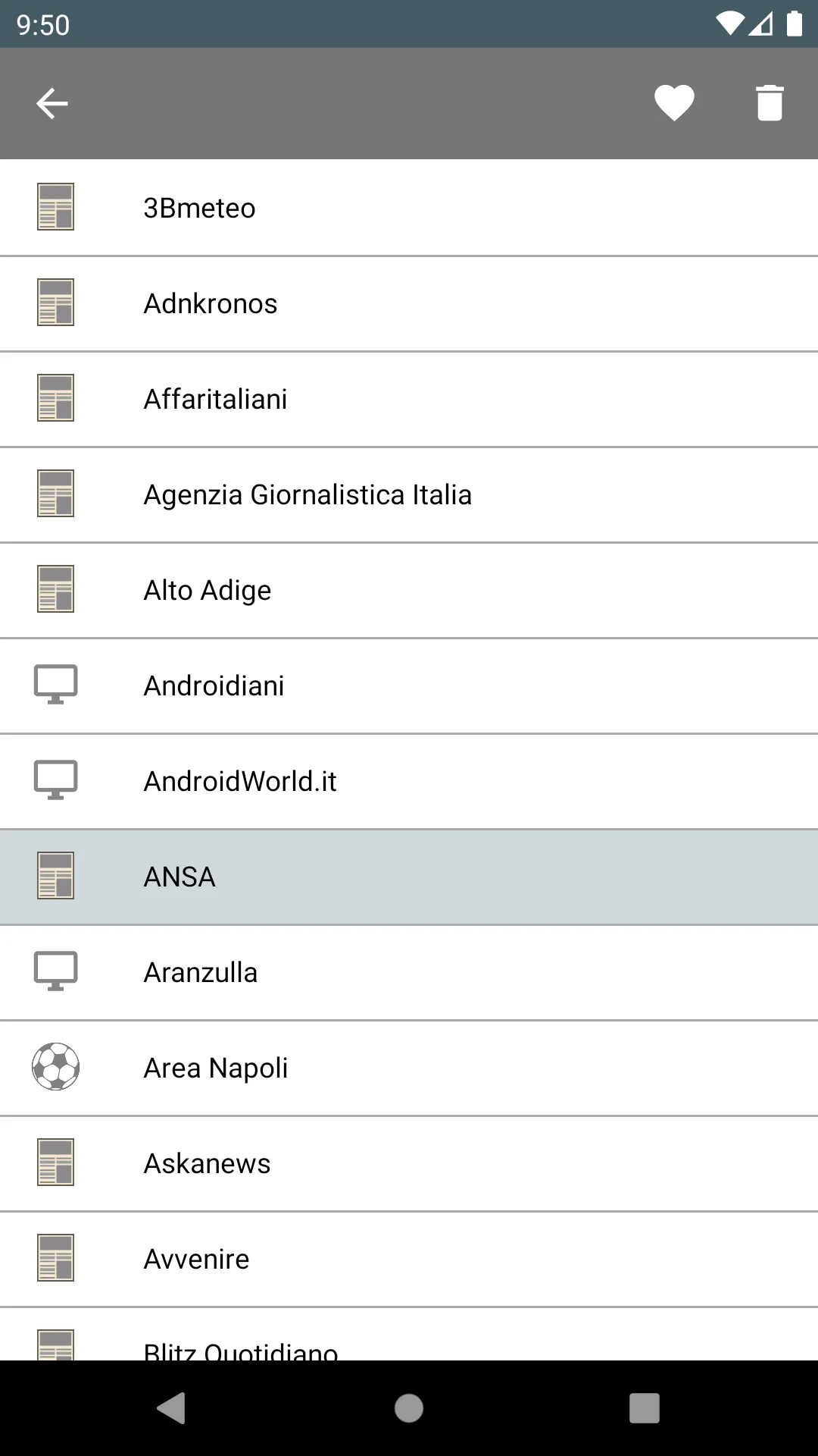 Quotidiani Italiani | Indus Appstore | Screenshot