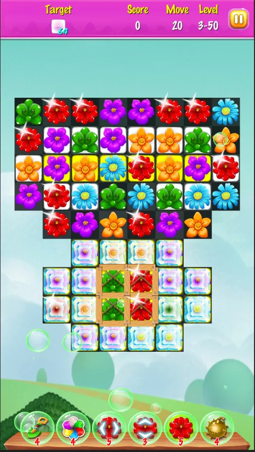 Flower Garden Match Blast | Indus Appstore | Screenshot