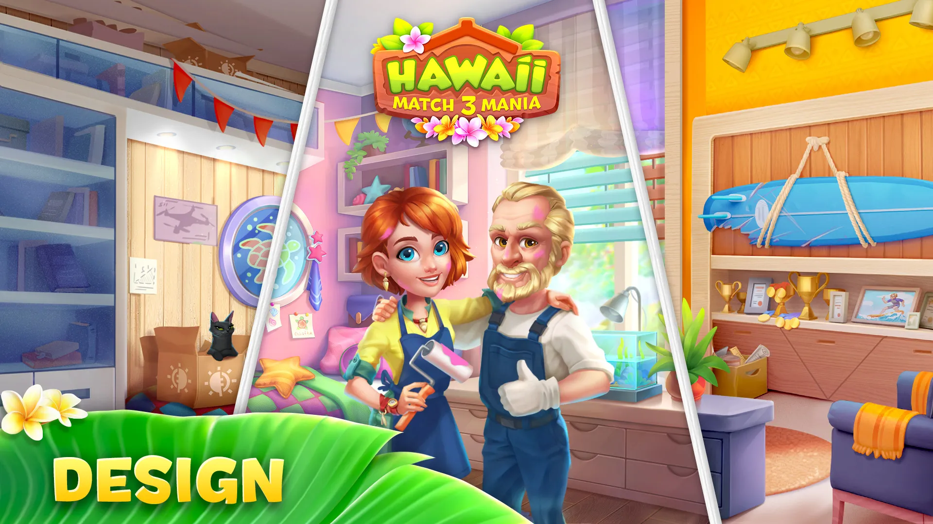 Hawaii Match-3 Mania: Design | Indus Appstore | Screenshot