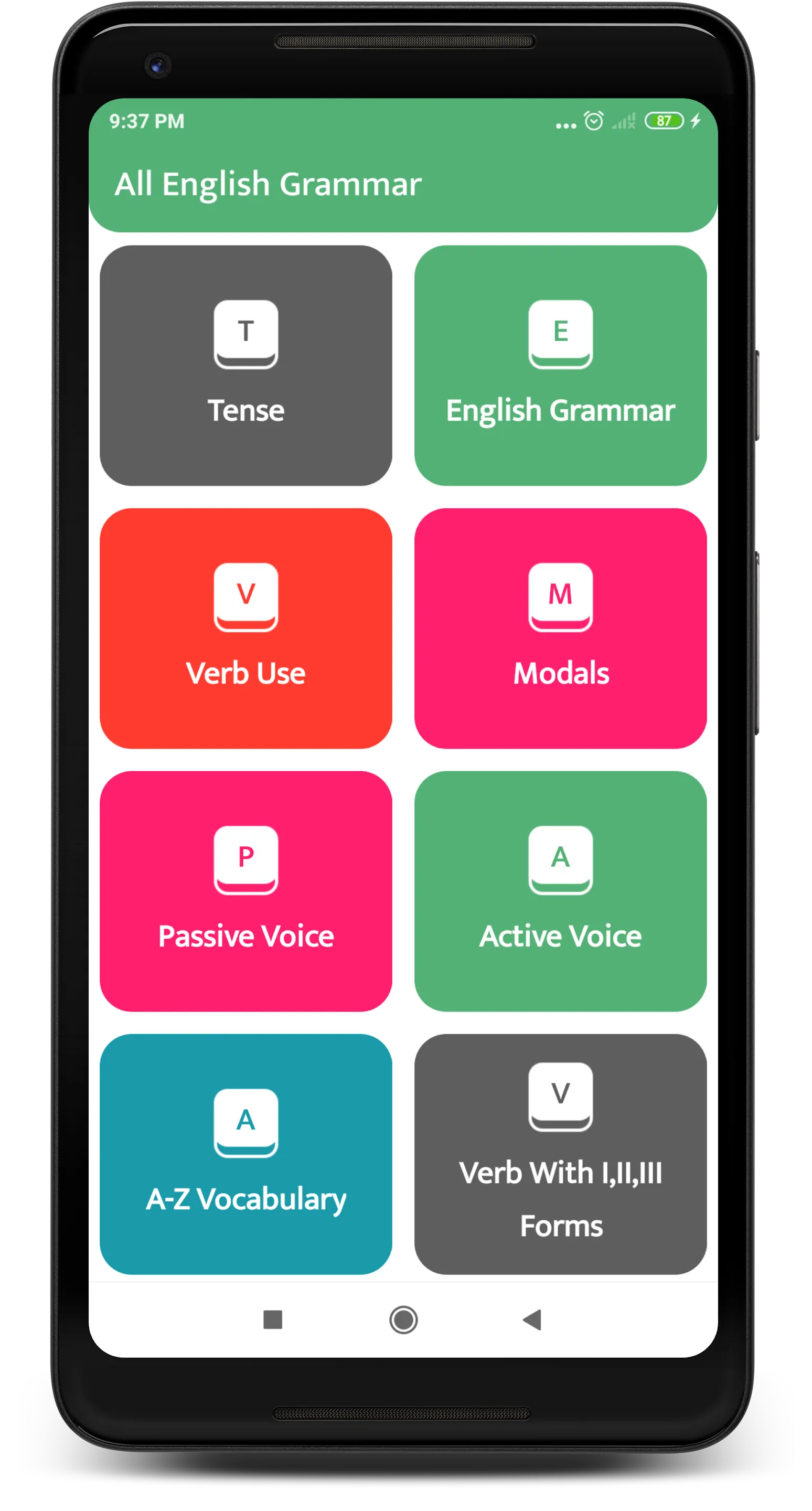 All English Grammar | Indus Appstore | Screenshot