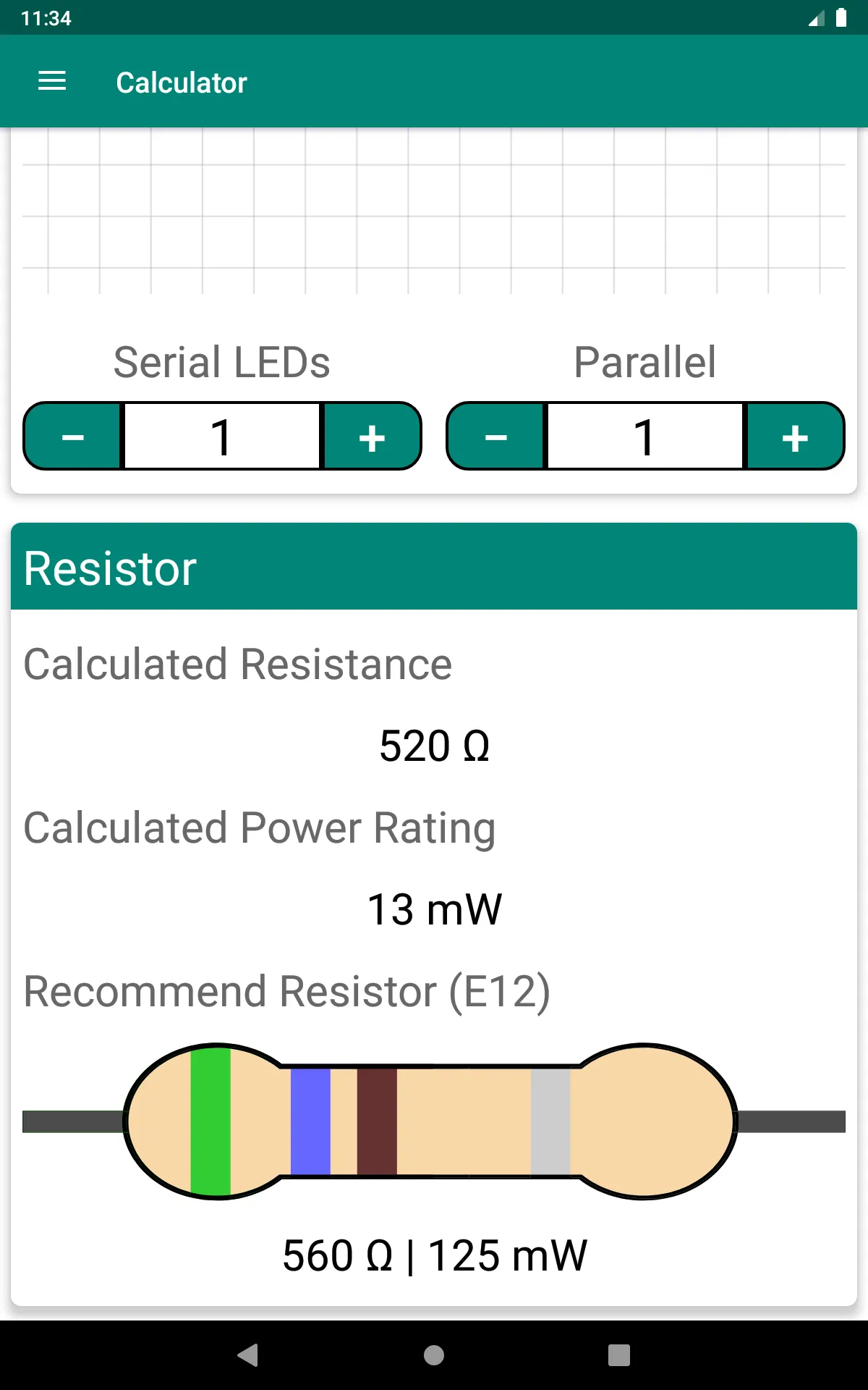 LED Resistor - Calculator | Indus Appstore | Screenshot