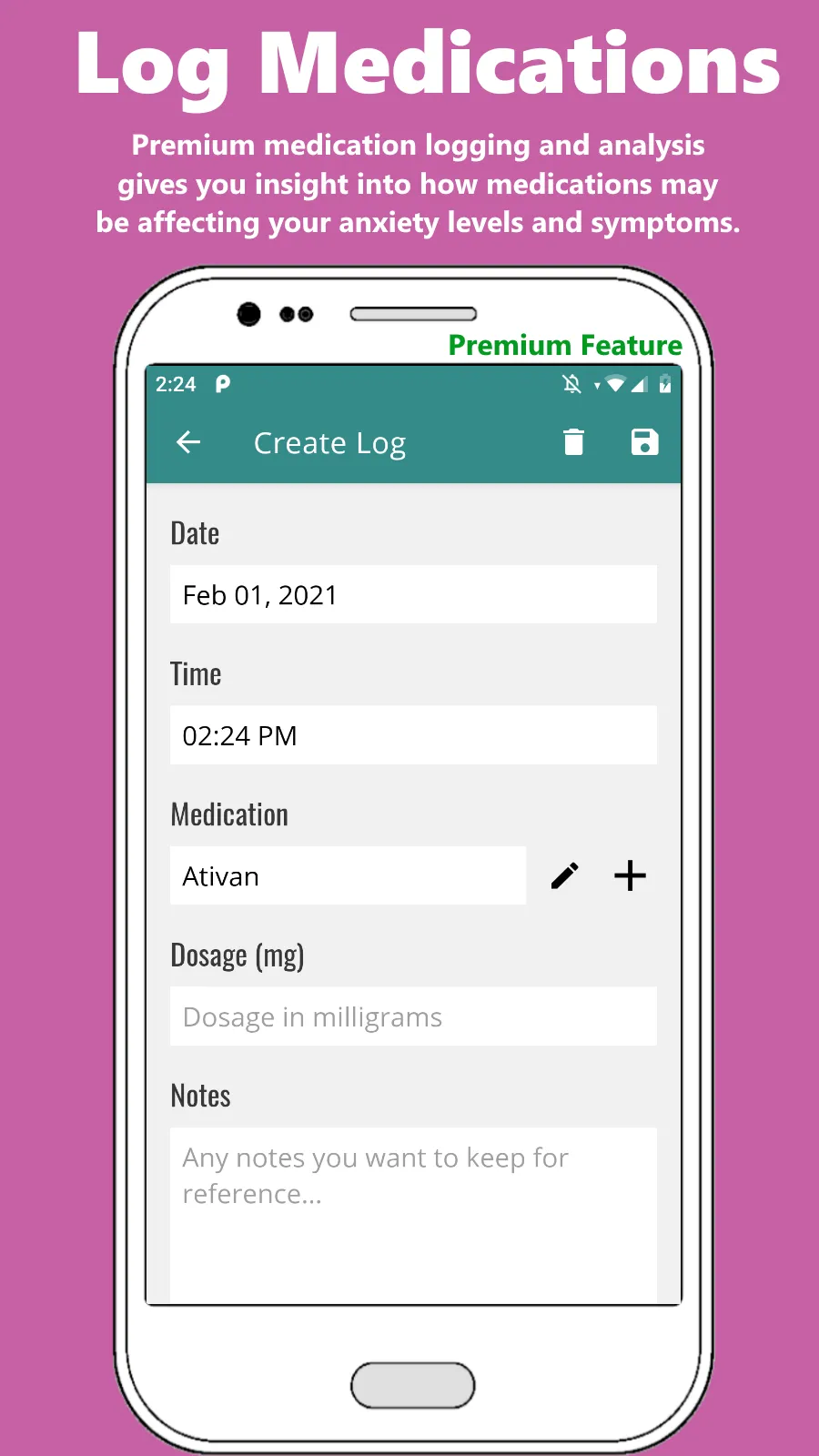 Anxiety & Stress Log, Analysis | Indus Appstore | Screenshot