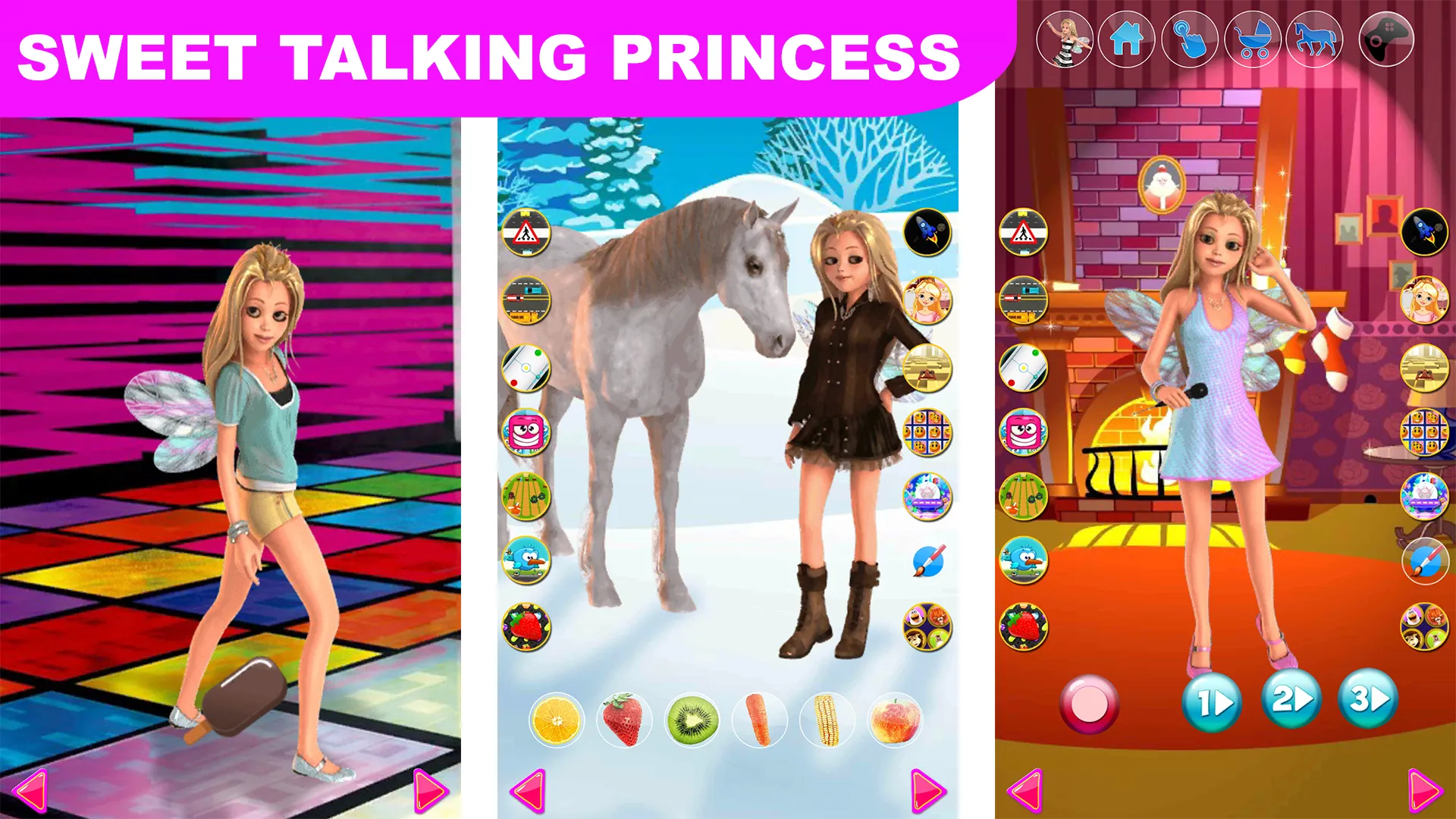 My Little Talking Ice Princess | Indus Appstore | Screenshot