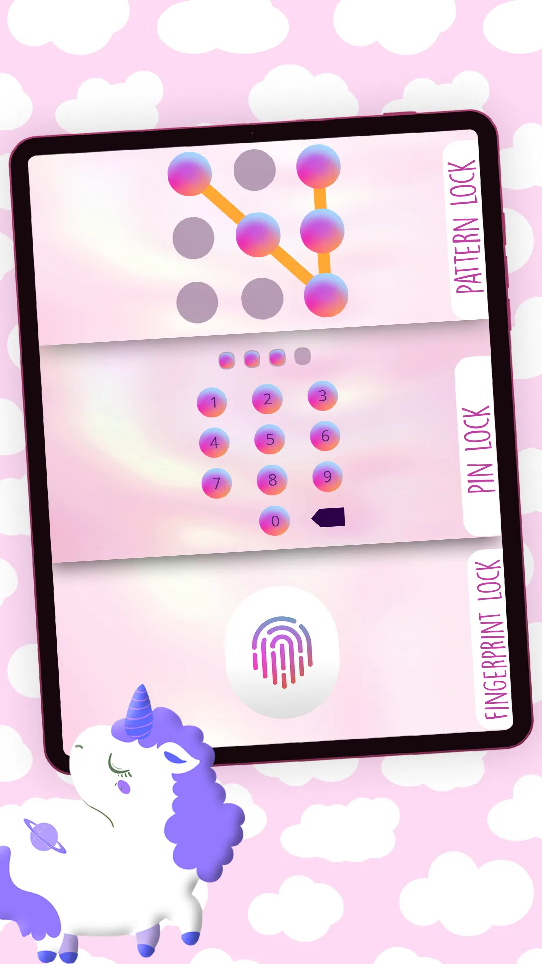 Unicorn Diary With Lock | Indus Appstore | Screenshot