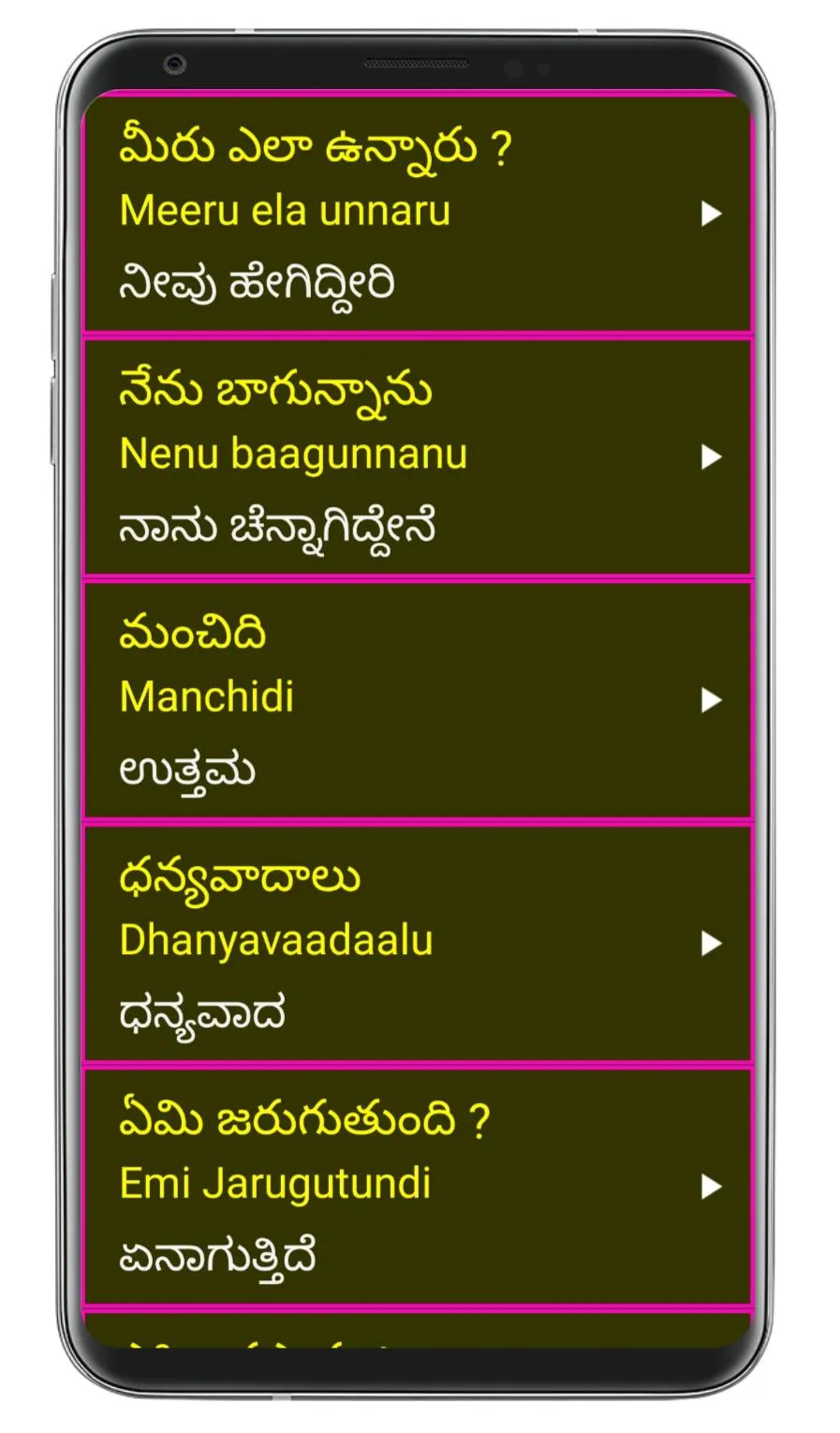 Learn Telugu From Kannada | Indus Appstore | Screenshot