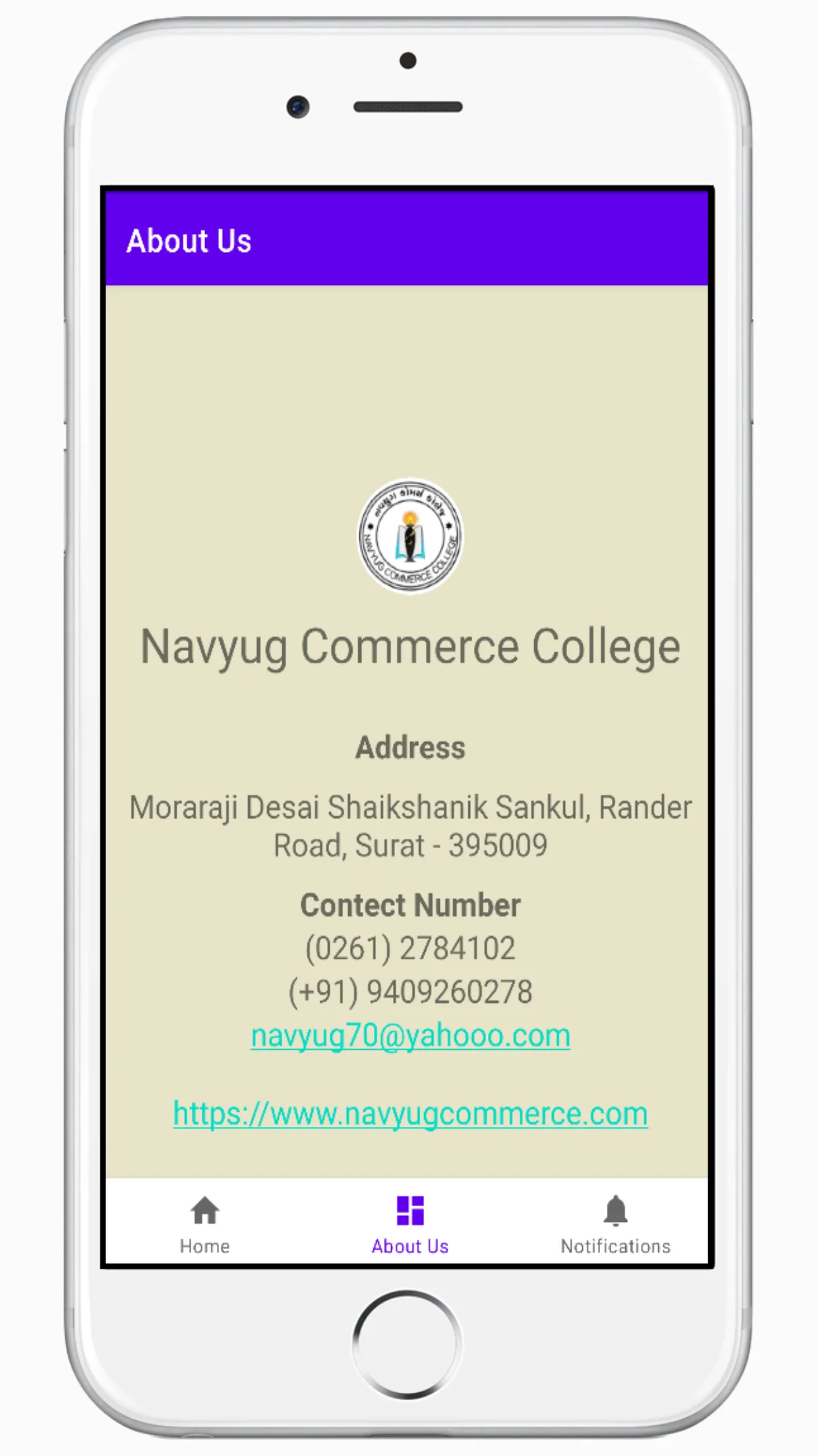 Navyug Arts College, Surat | Indus Appstore | Screenshot