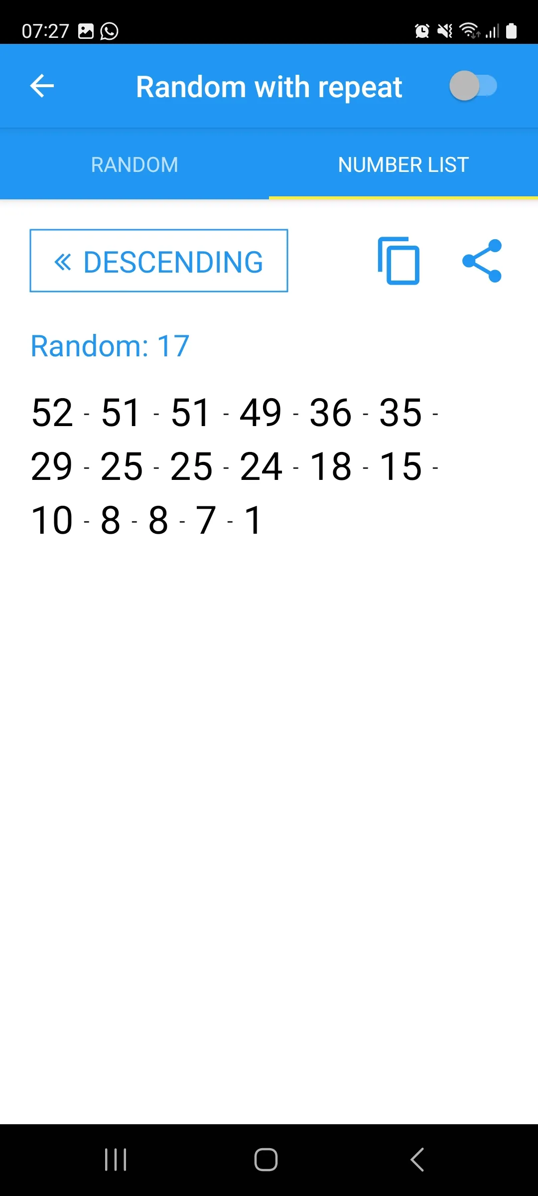 Random Number Generator | Indus Appstore | Screenshot