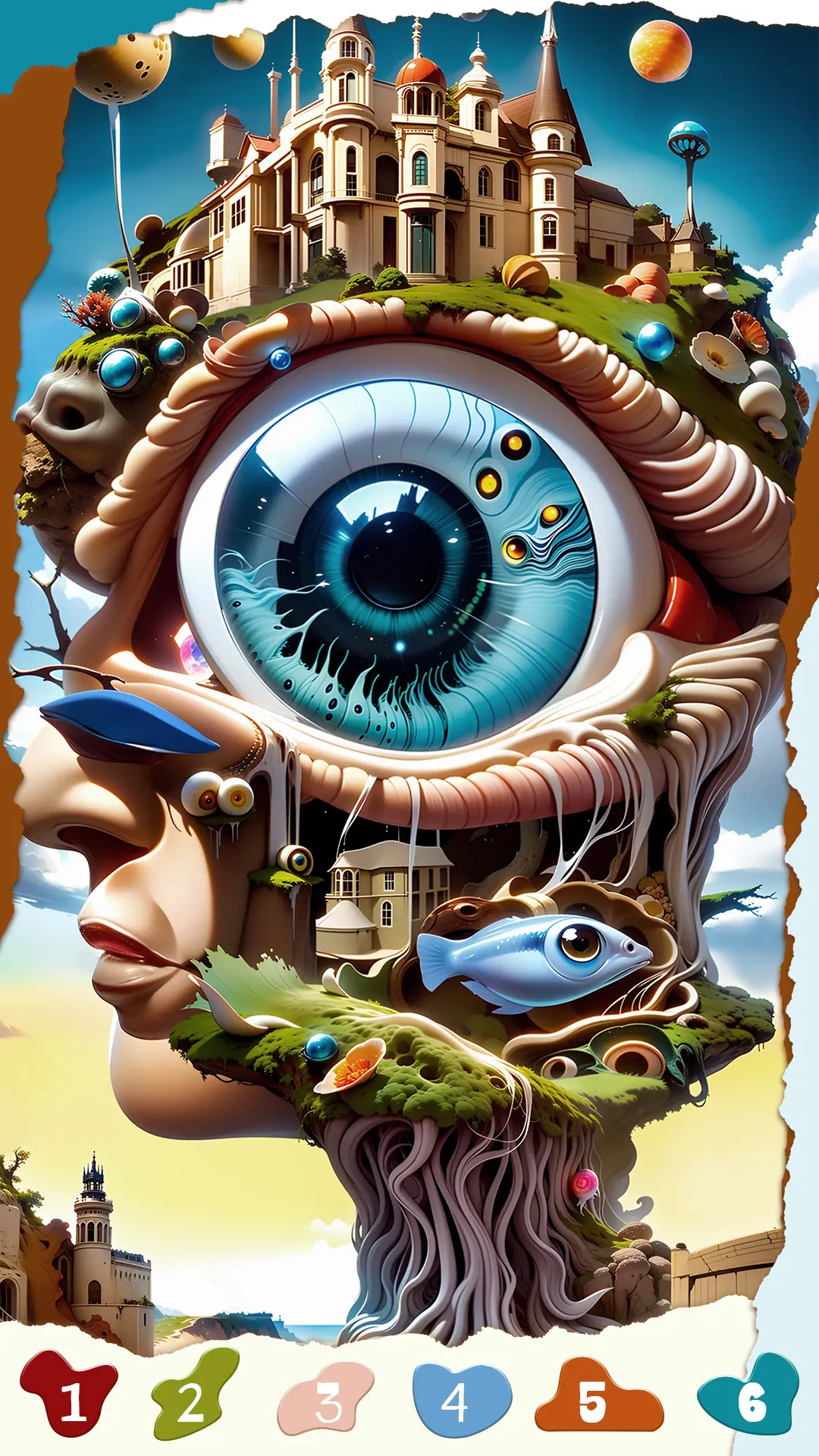 Abstract Surreal Coloring Game | Indus Appstore | Screenshot