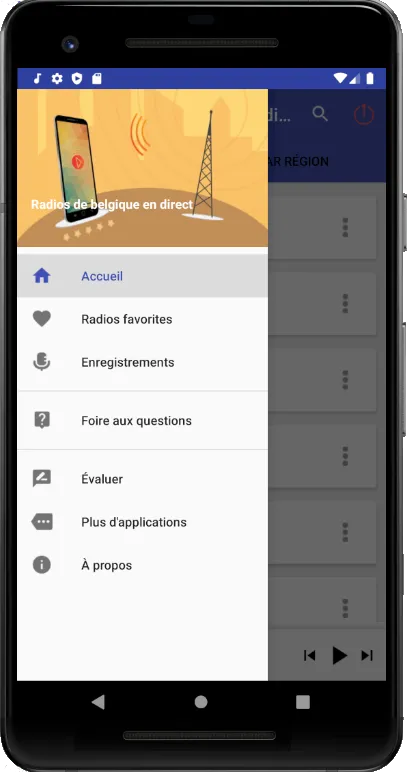 Radios de Belgique en direct | Indus Appstore | Screenshot